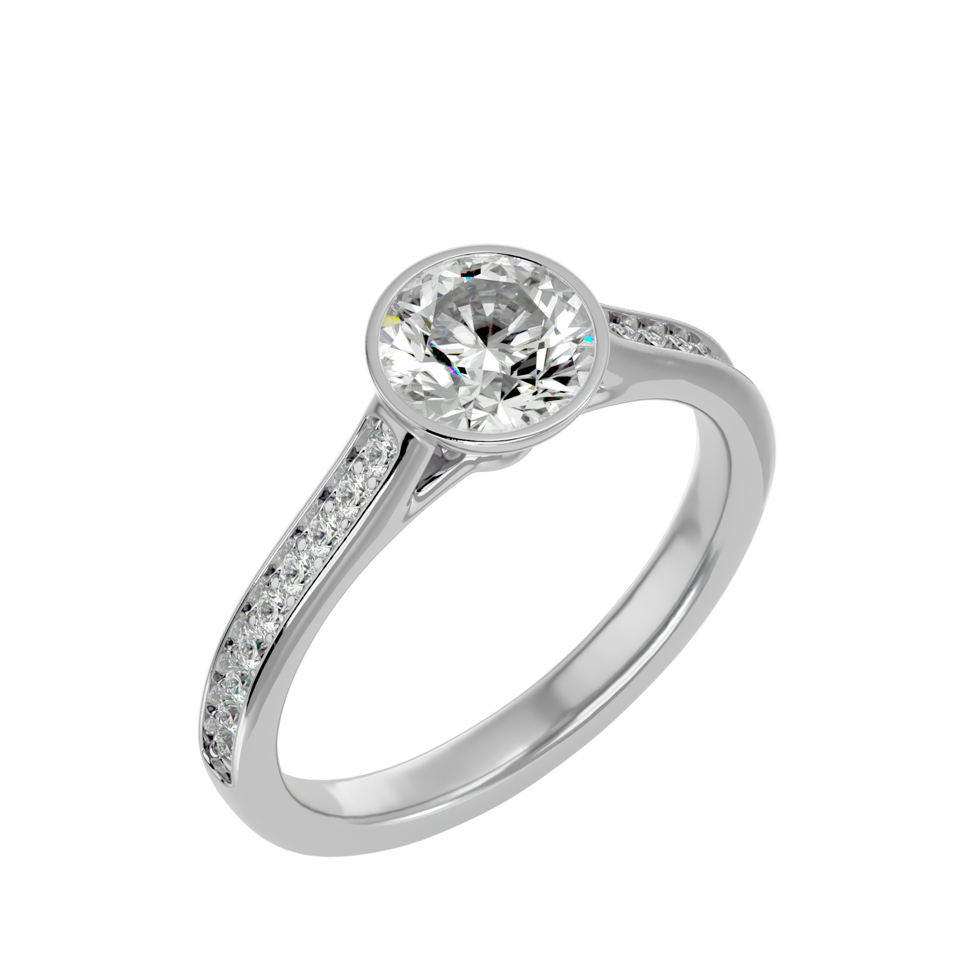 HOH  Evelyn Diamond Solitaire Ring