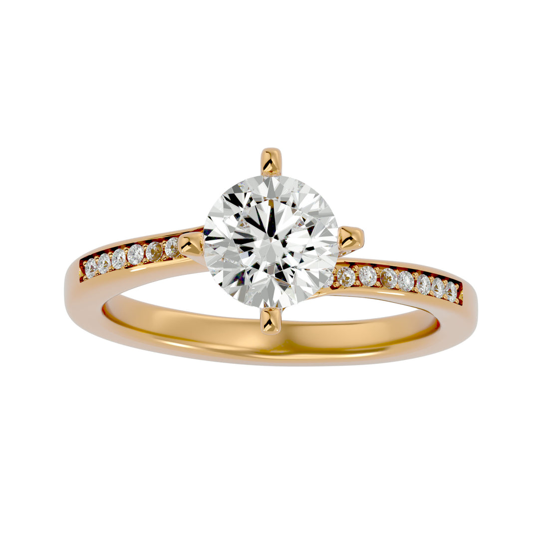 HOH  Ezra Diamond Solitaire Ring