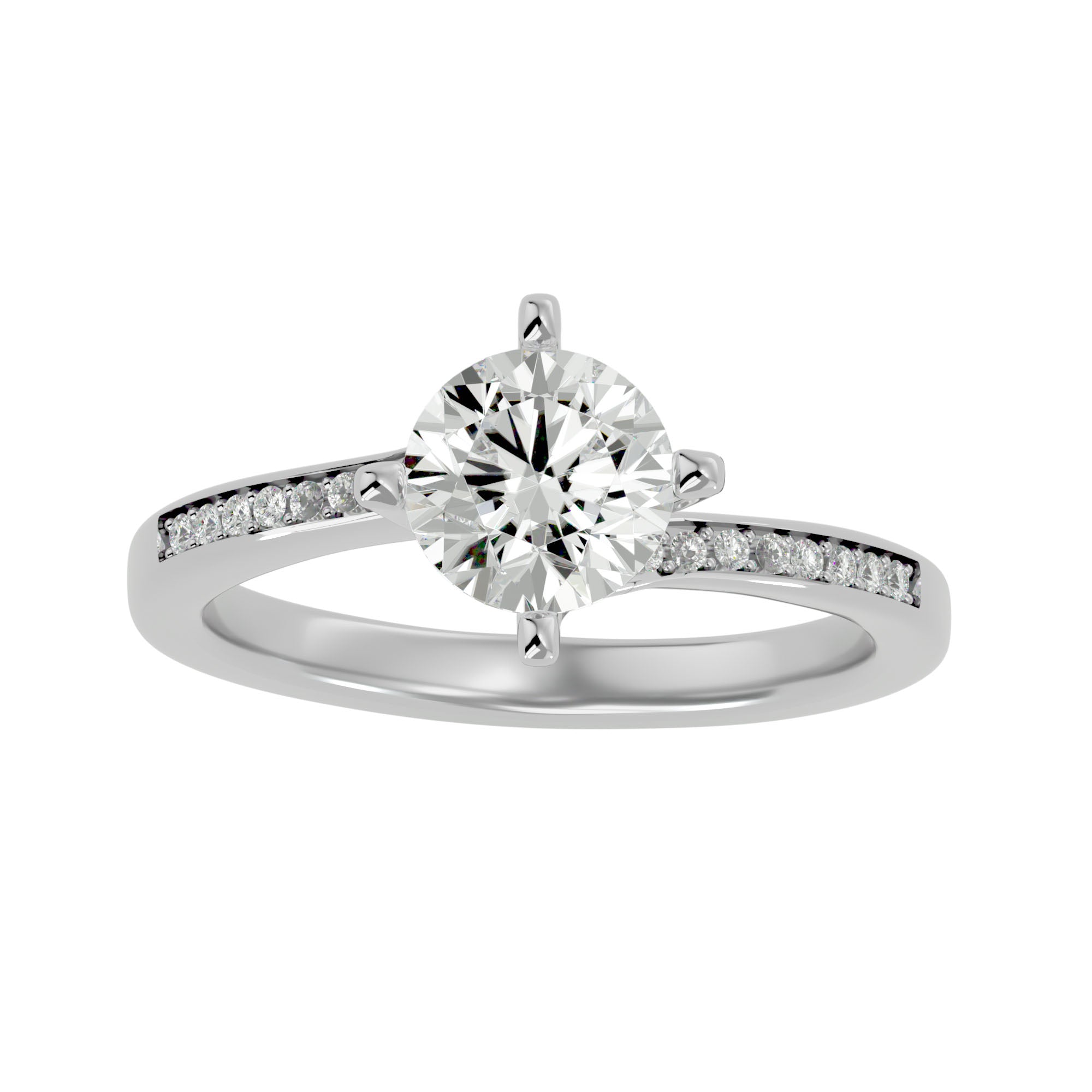 HOH  Ezra Diamond Solitaire Ring