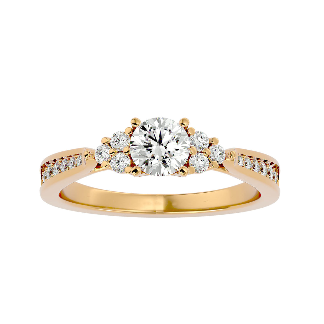 HOH Daisy Diamond Solitaire Ring