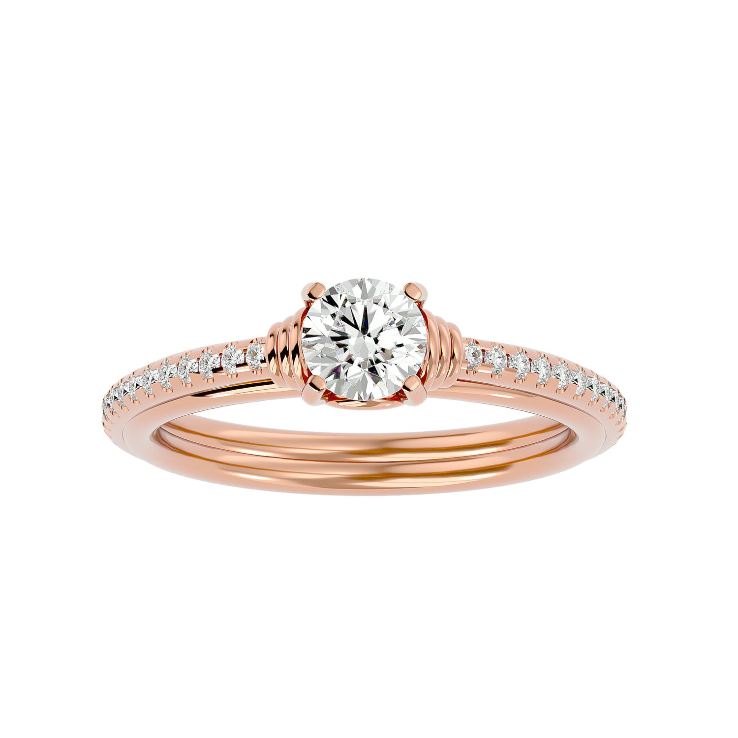 HOH Daphne Diamond Solitaire Ring