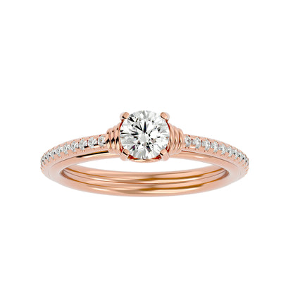 HOH Daphne Diamond Solitaire Ring