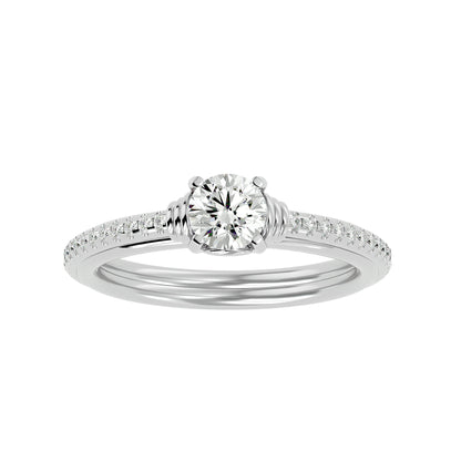 HOH Daphne Diamond Solitaire Ring