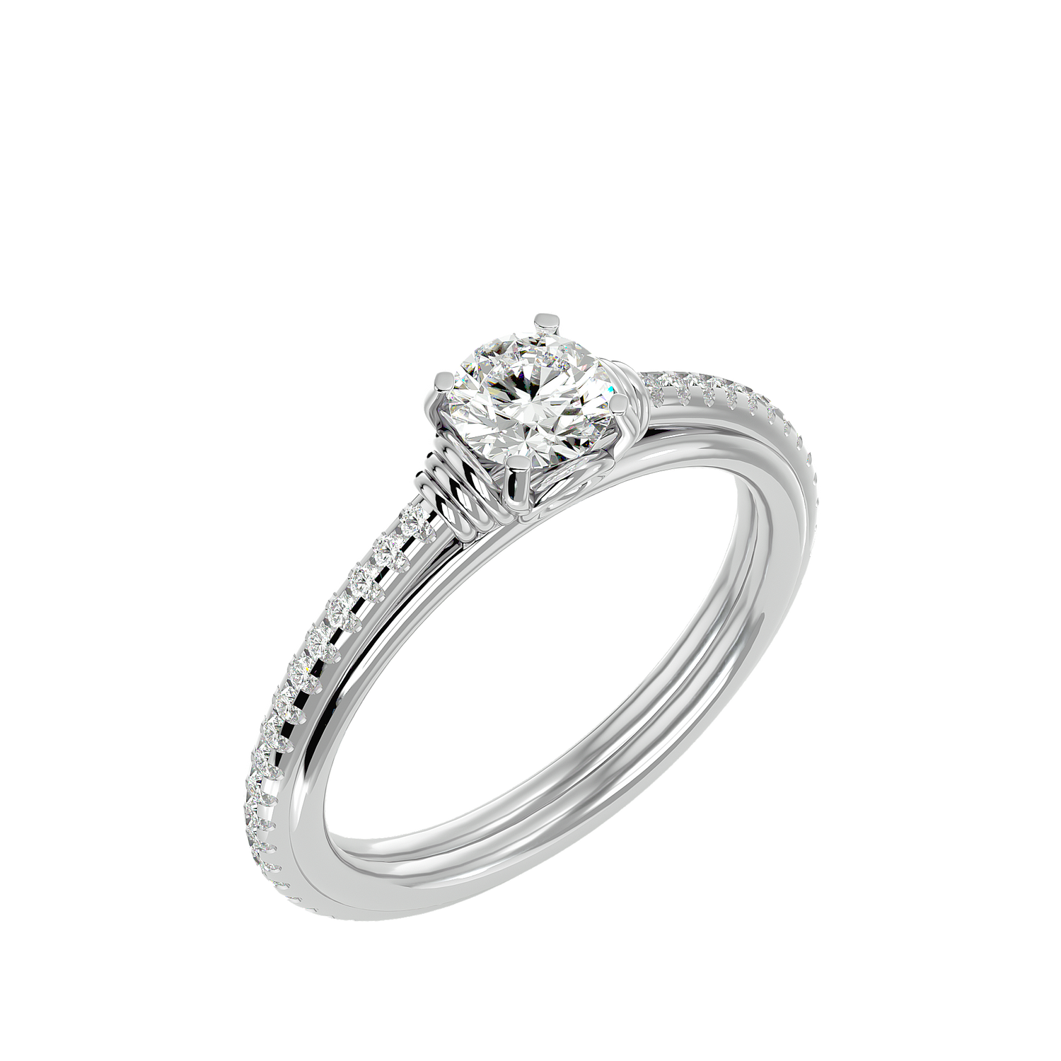 HOH Daphne Diamond Solitaire Ring