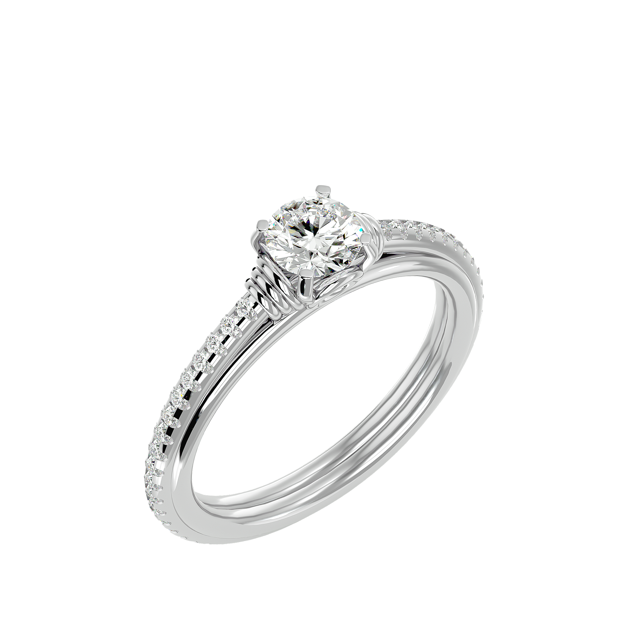 HOH Daphne Diamond Solitaire Ring