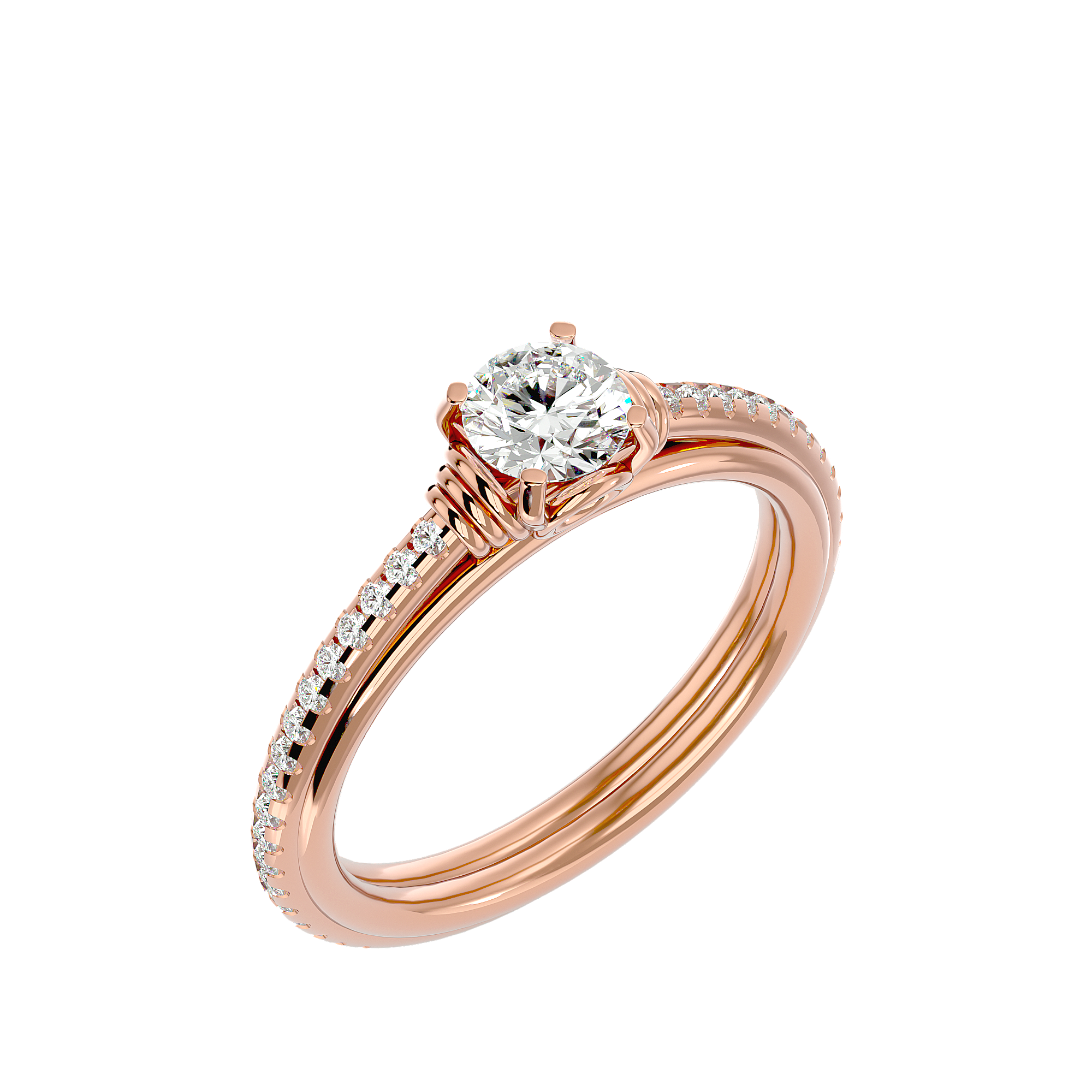 HOH Daphne Diamond Solitaire Ring