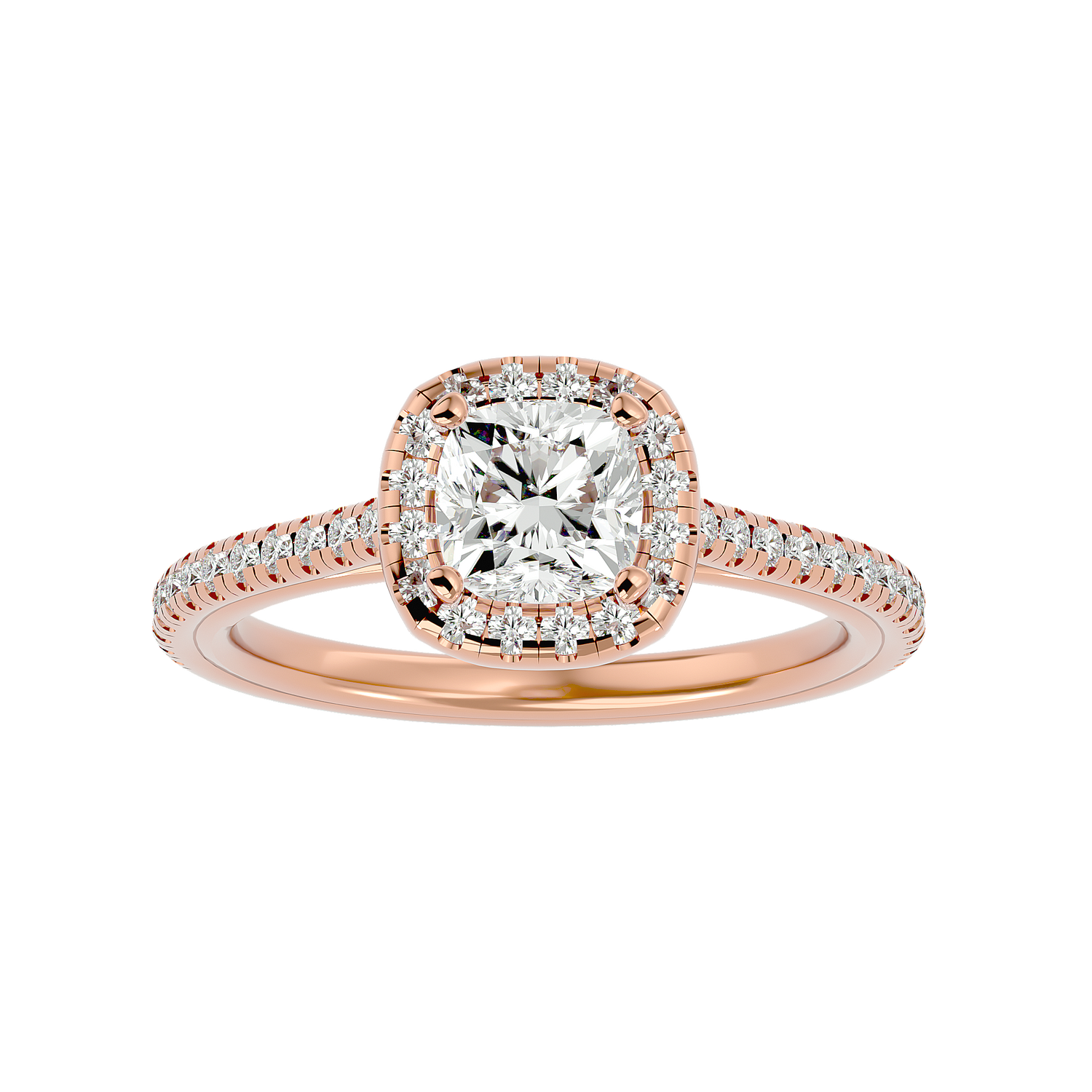 HOH Morganna Diamond Halo Ring