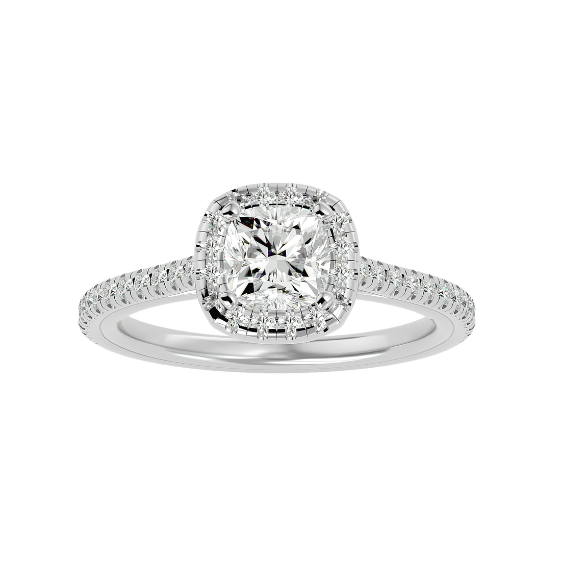 HOH Morganna Diamond Halo Ring