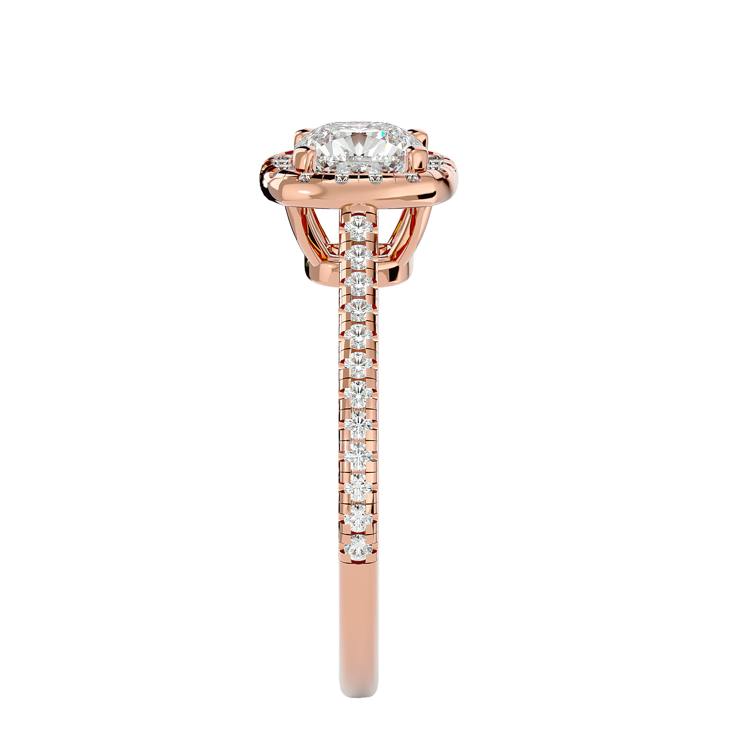 HOH Morganna Diamond Halo Ring