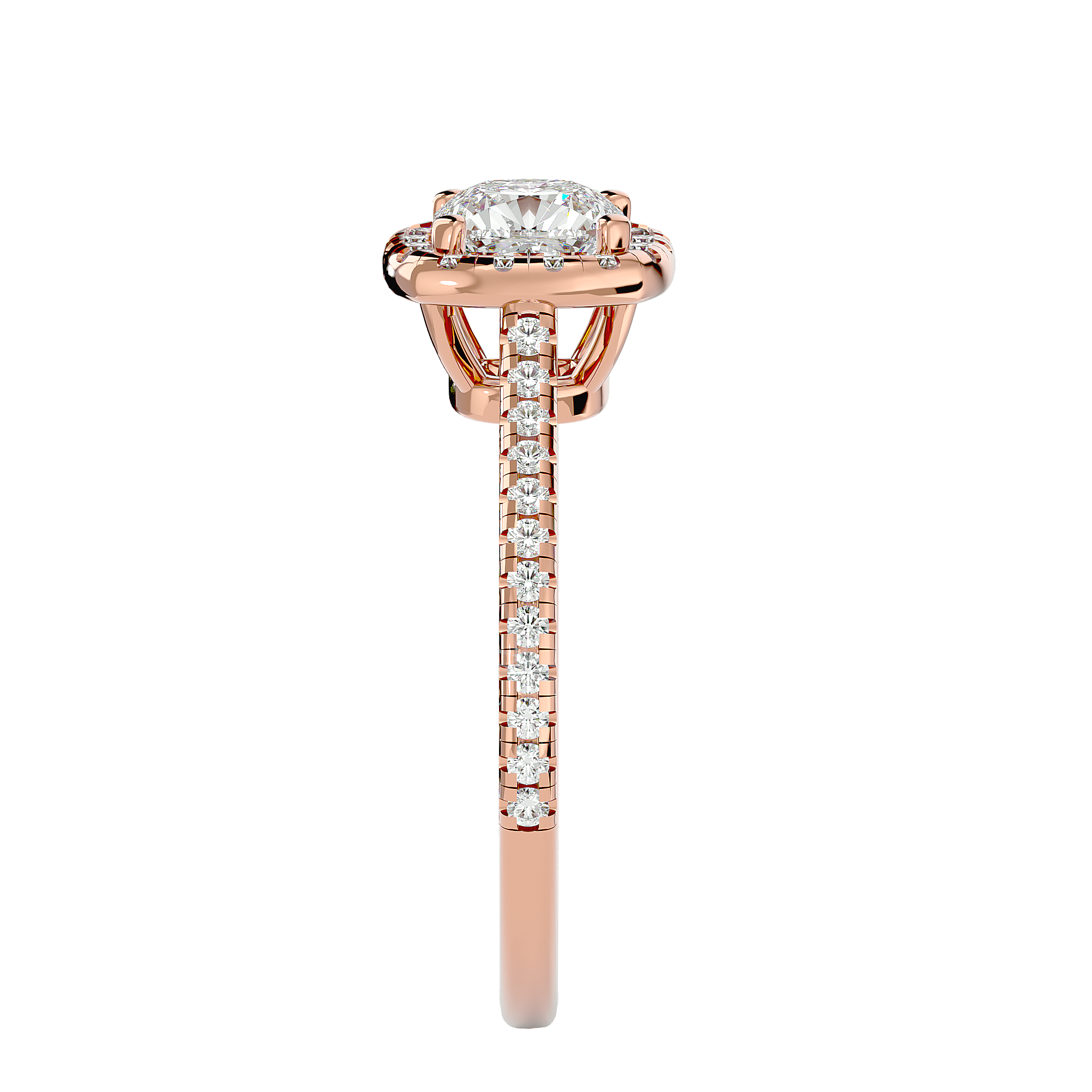 HOH Morganna Diamond Halo Ring