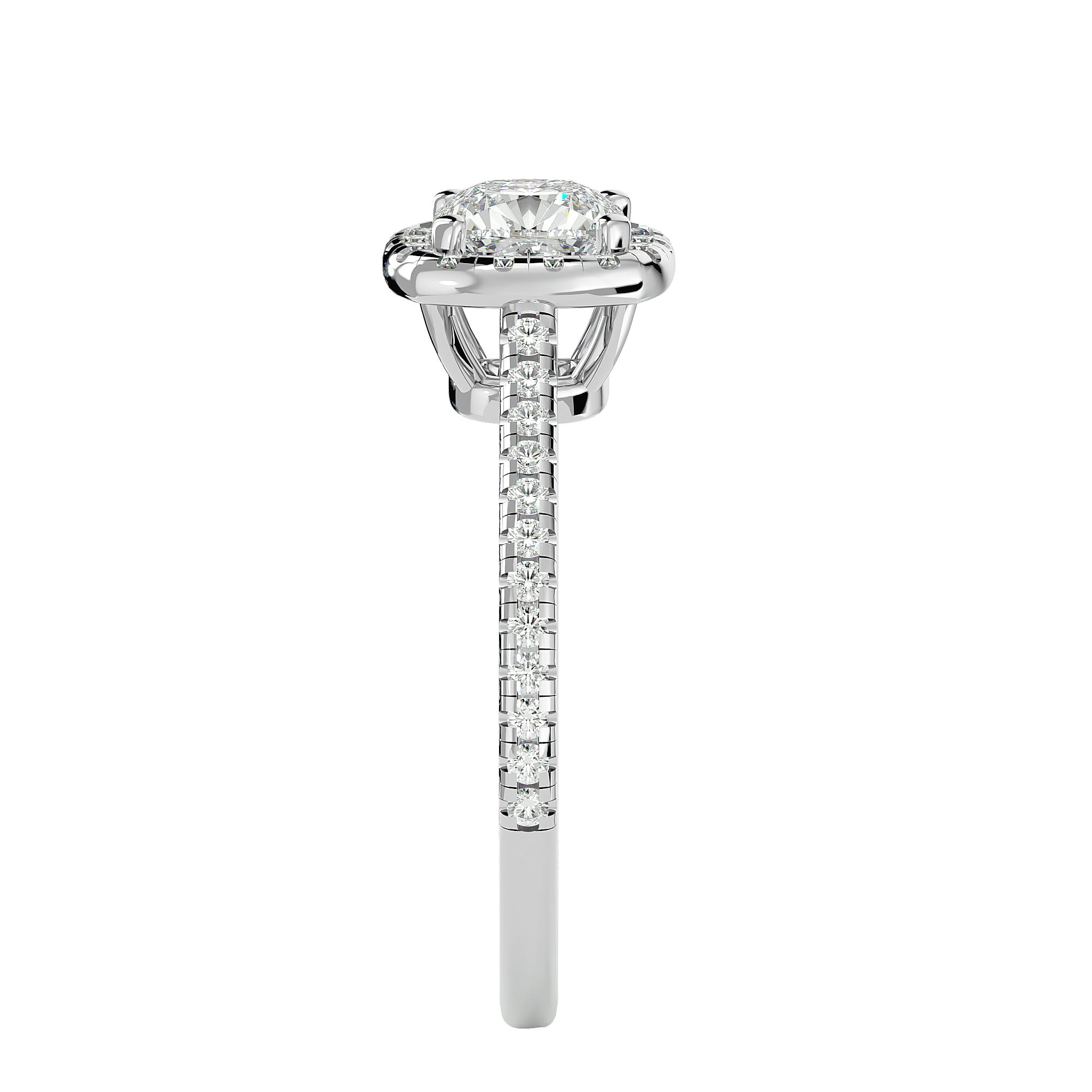 HOH Morganna Diamond Halo Ring