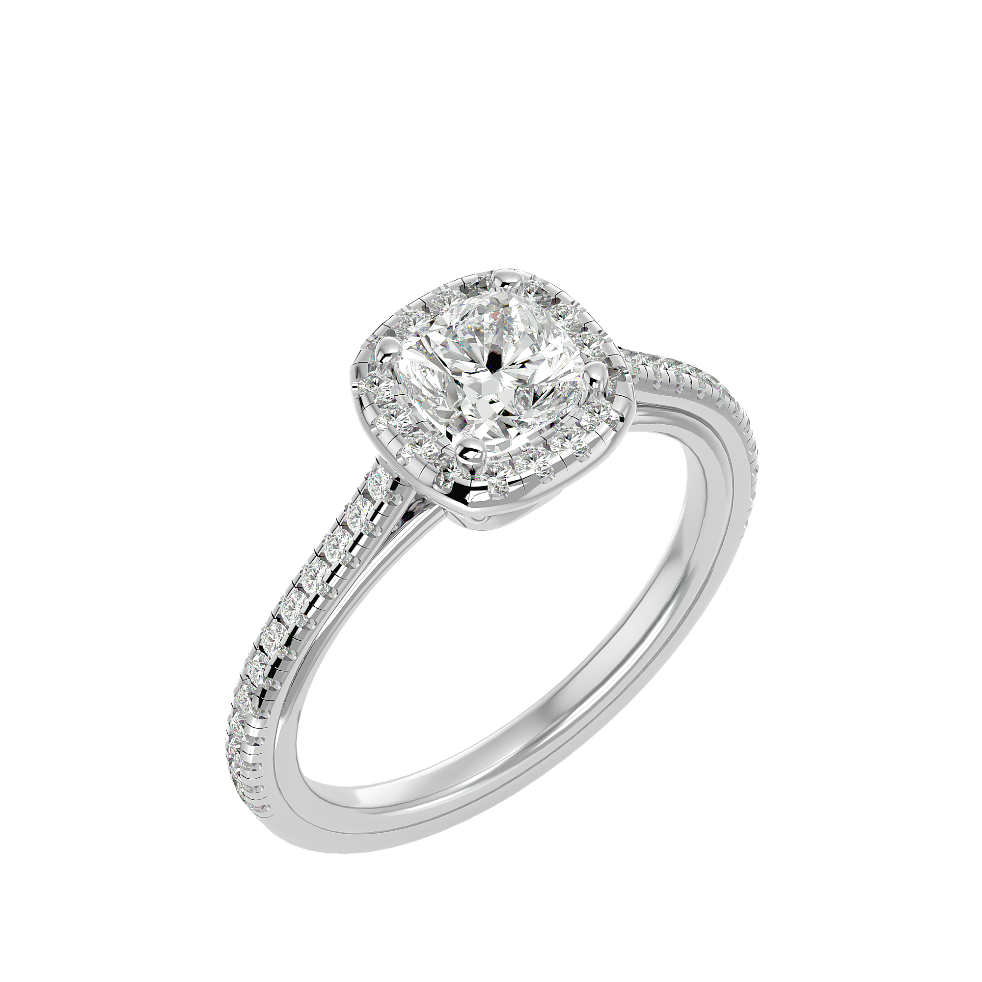 HOH Morganna Diamond Halo Ring