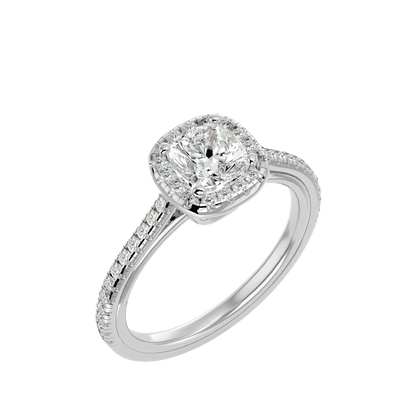 HOH Morganna Diamond Halo Ring