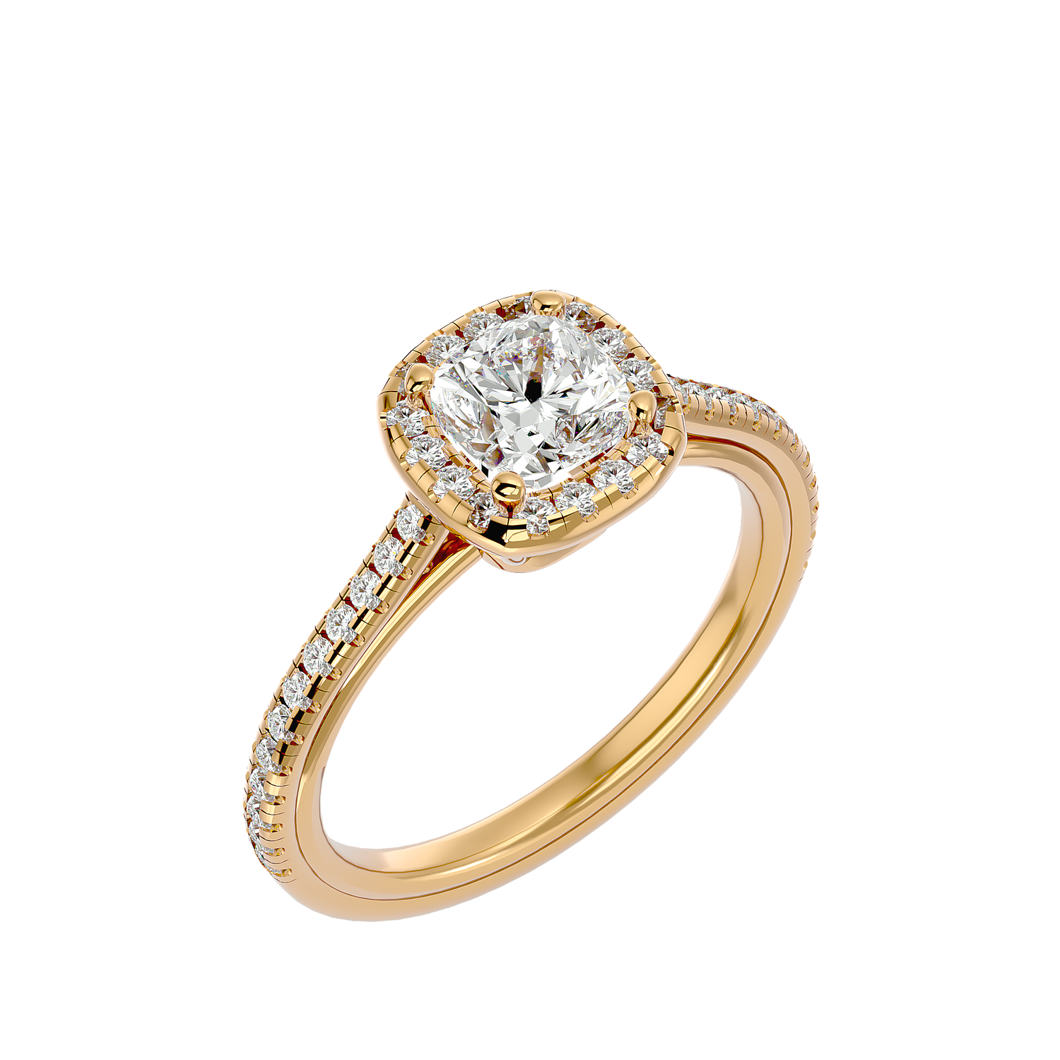 HOH Morganna Diamond Halo Ring