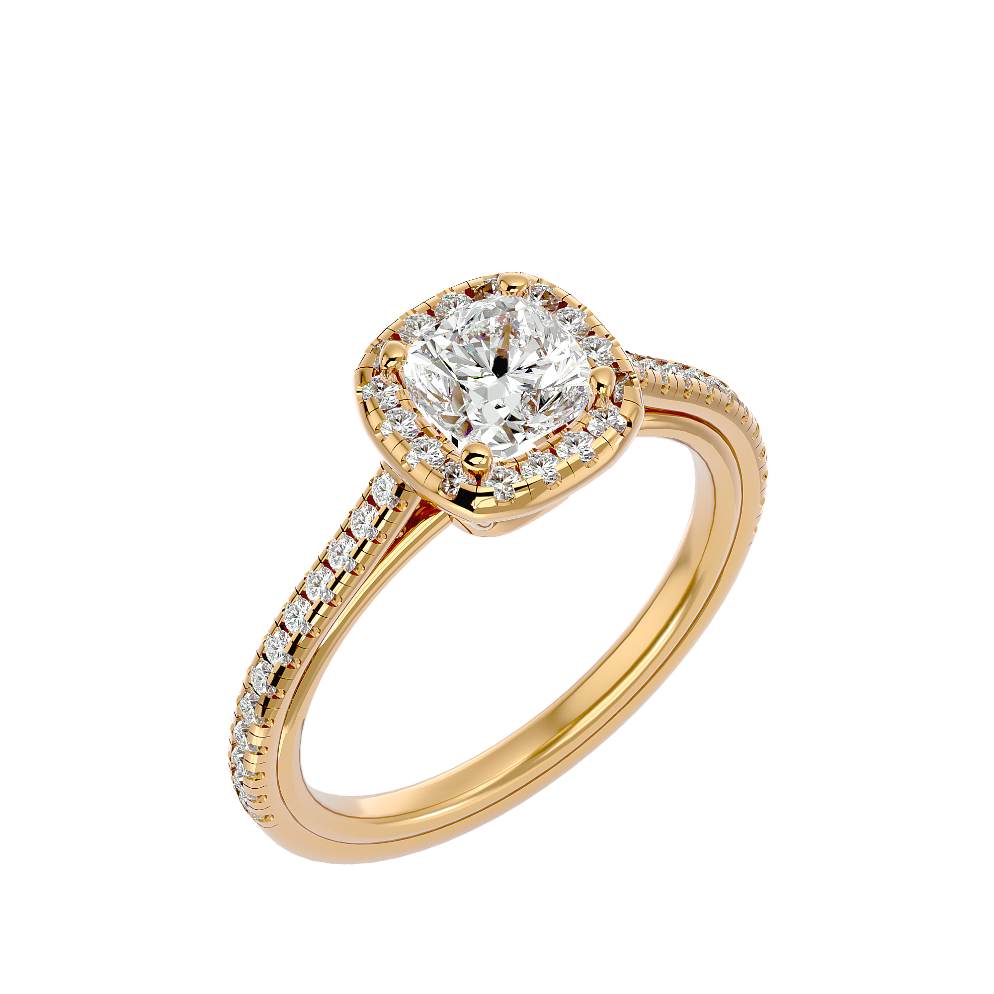 HOH Morganna Diamond Halo Ring