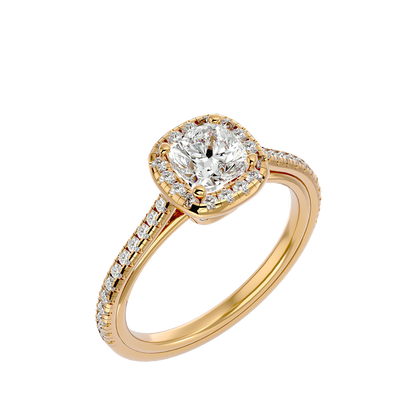 HOH Morganna Diamond Halo Ring