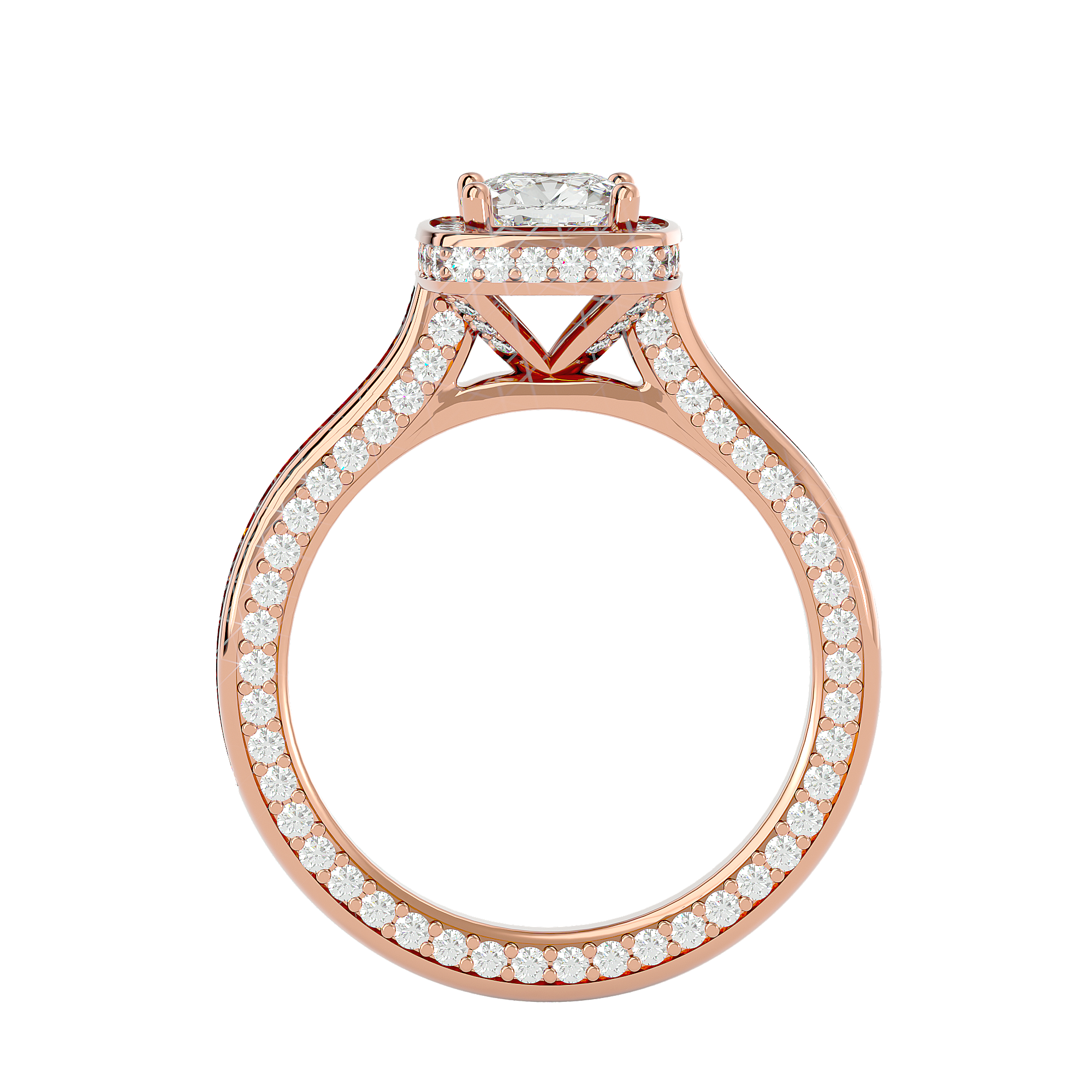 HOH Vivienne Diamond Halo Ring