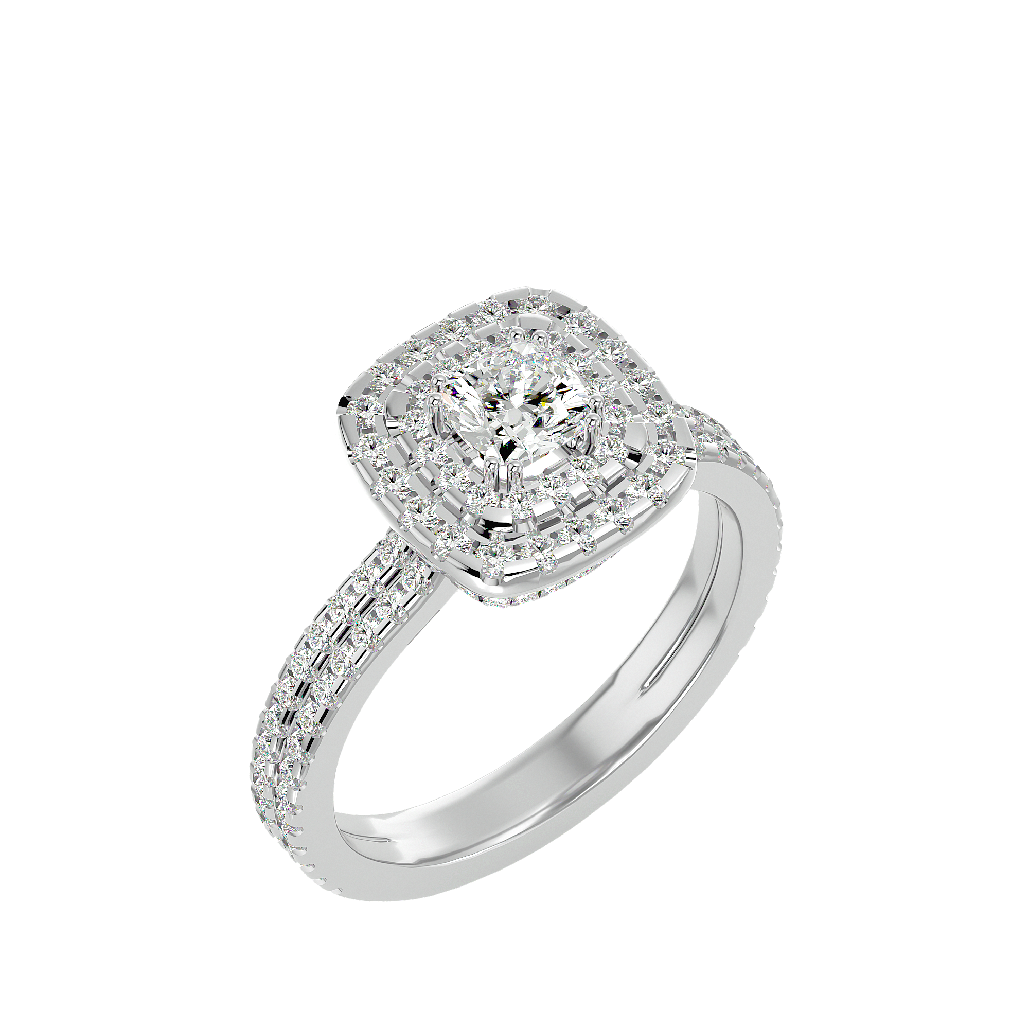 HOH Alexandra Diamond Halo Ring