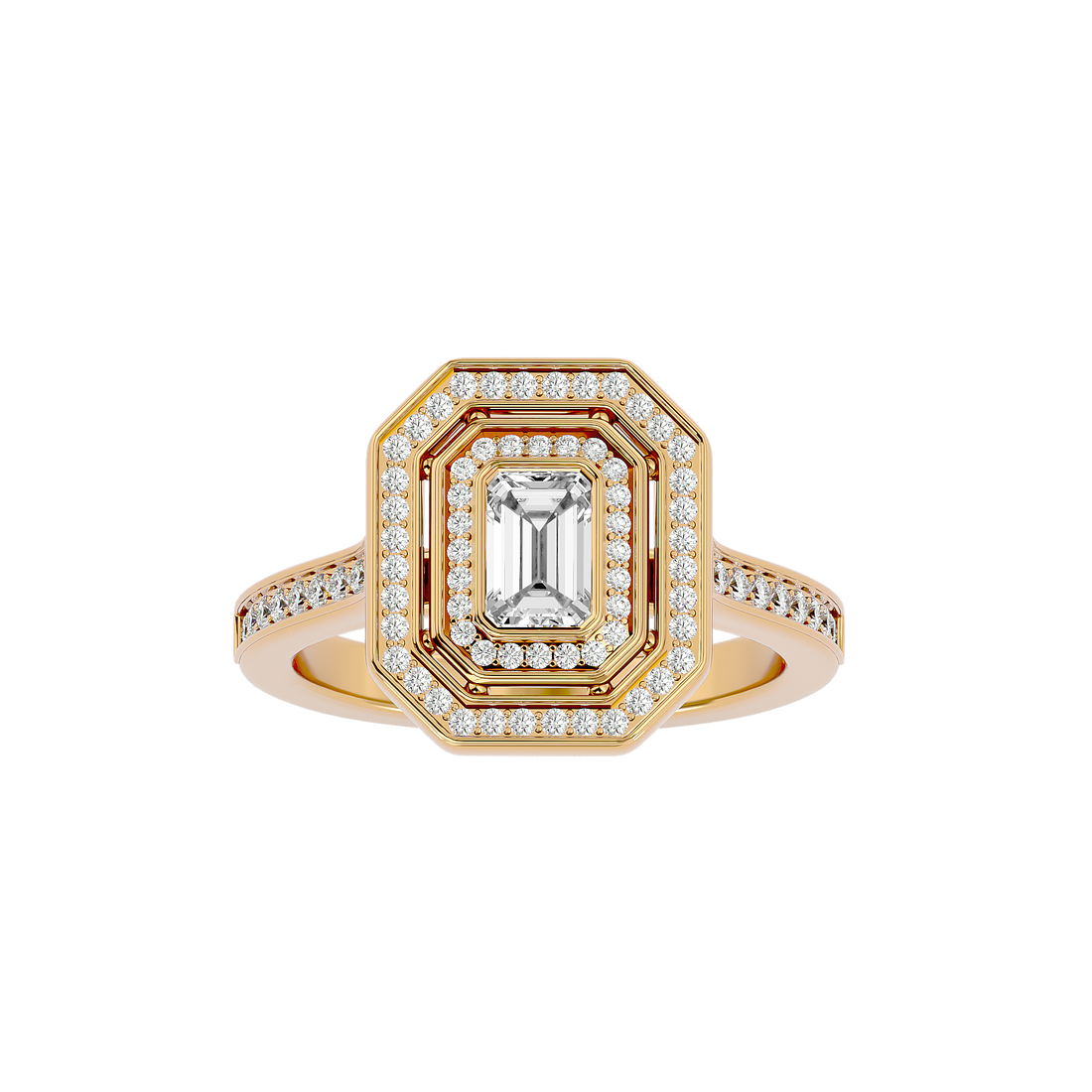 HOH Antoinette Diamond Halo Ring