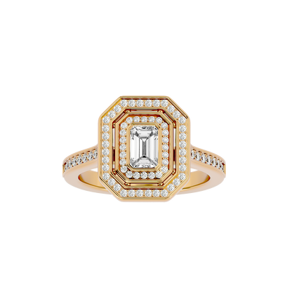 HOH Antoinette Diamond Halo Ring