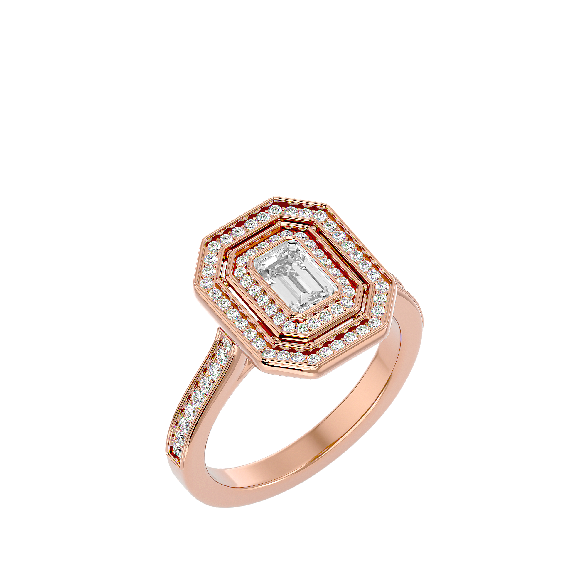 HOH Antoinette Diamond Halo Ring