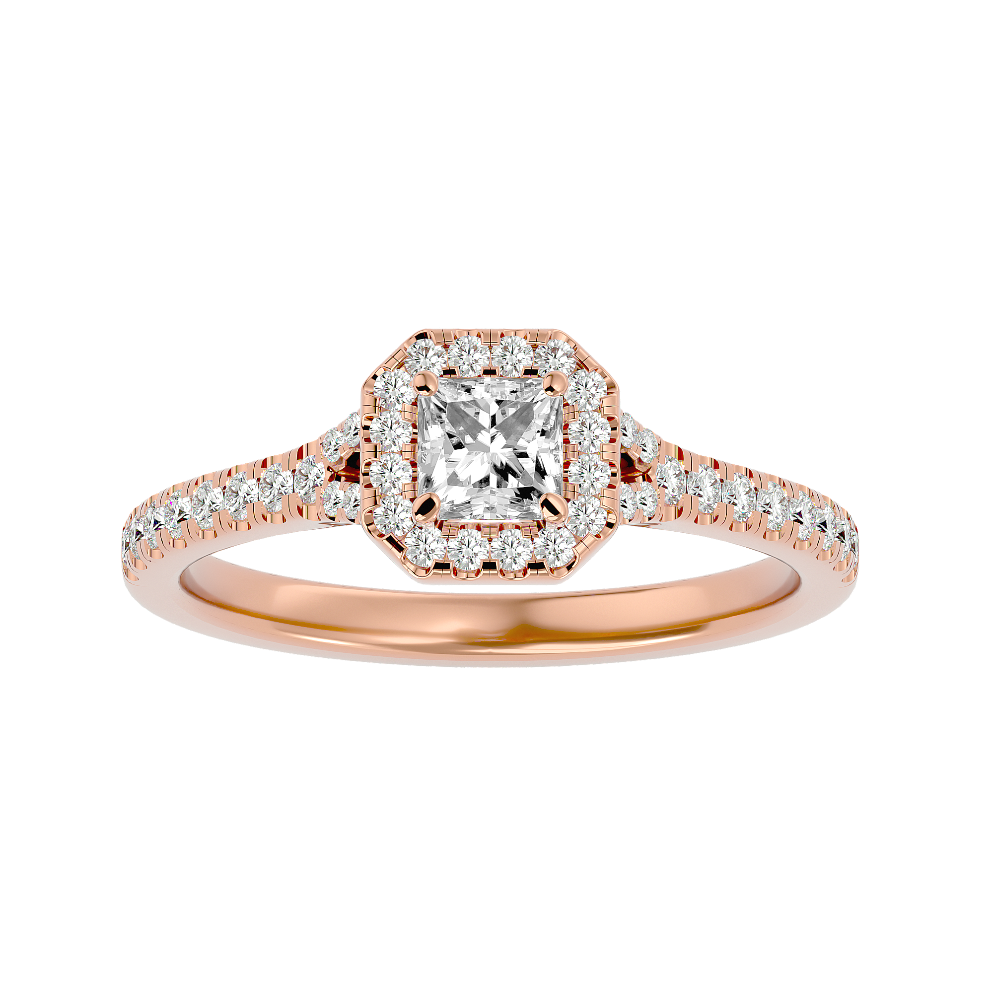 HOH Brigitte Diamond Halo Ring