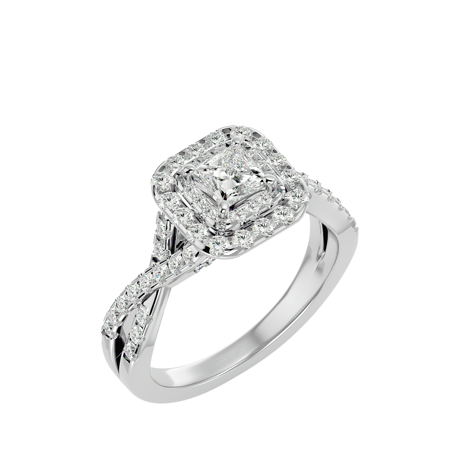 HOH Camille Diamond Halo Ring