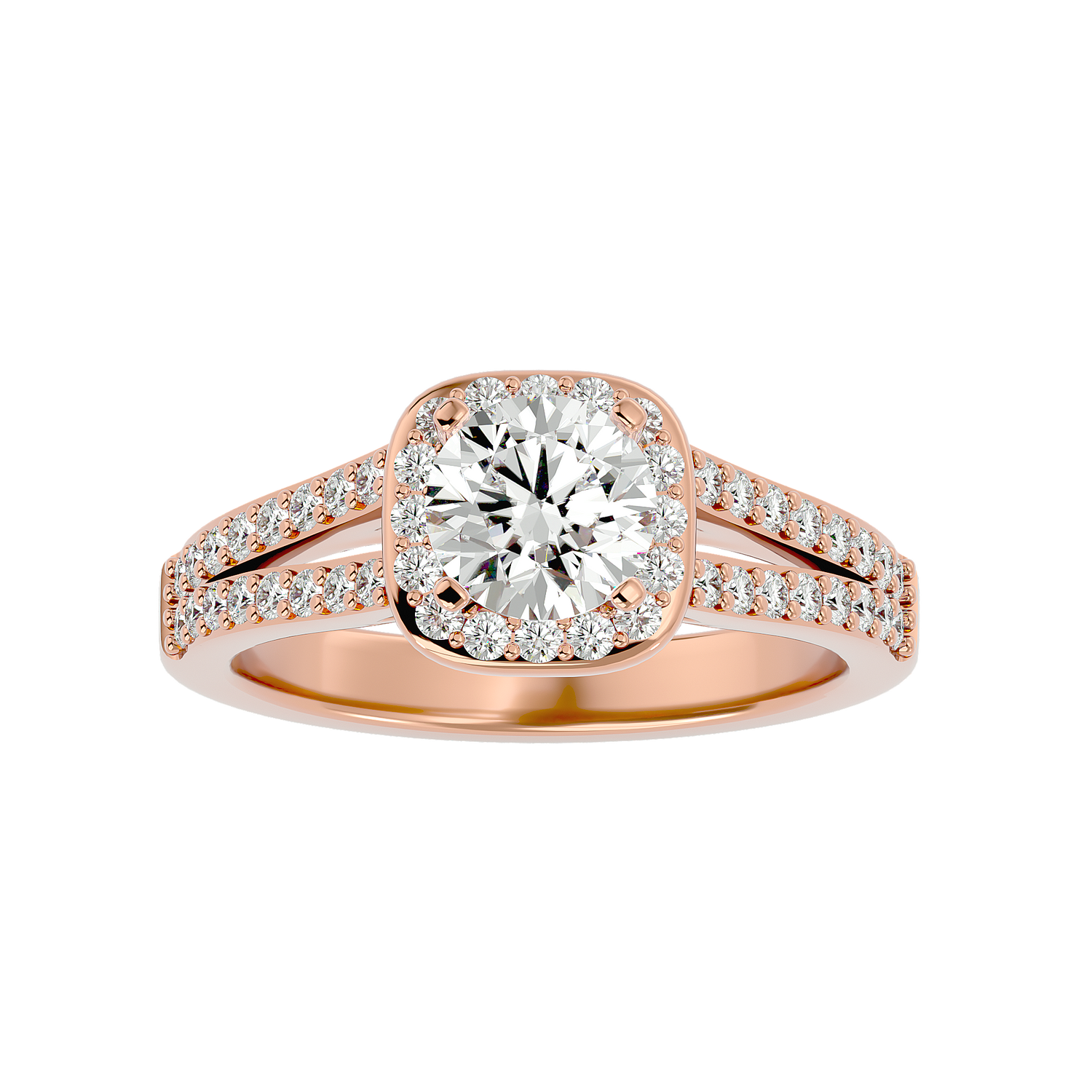 HOH Clementine Diamond Halo Ring