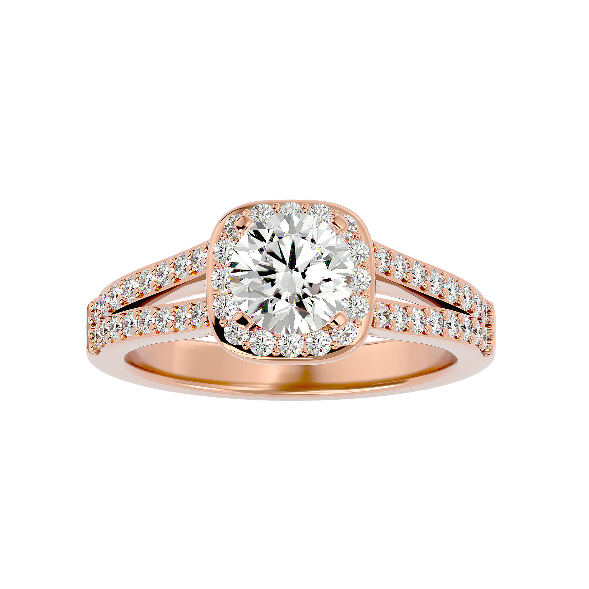 HOH Clementine Diamond Halo Ring