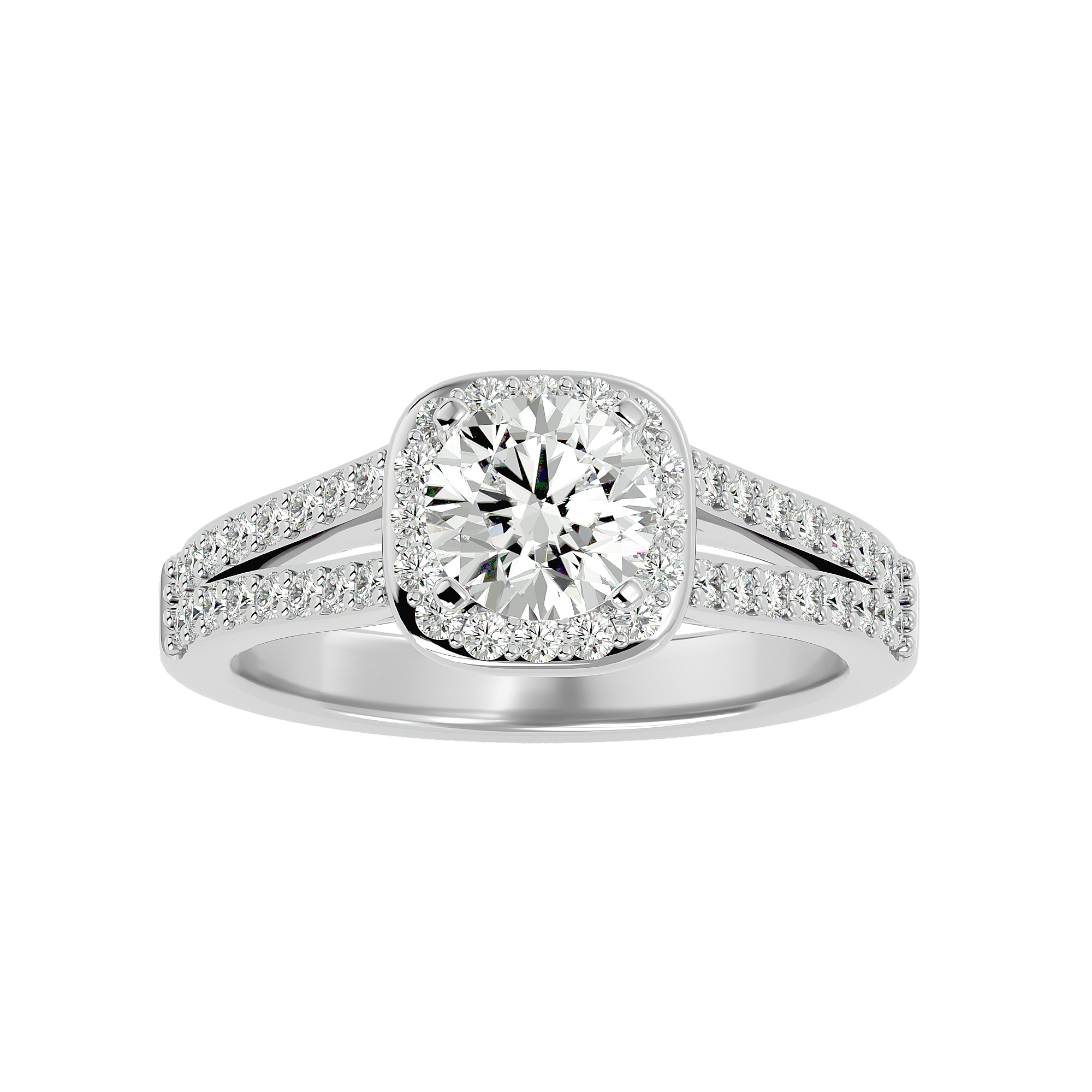 HOH Clementine Diamond Halo Ring