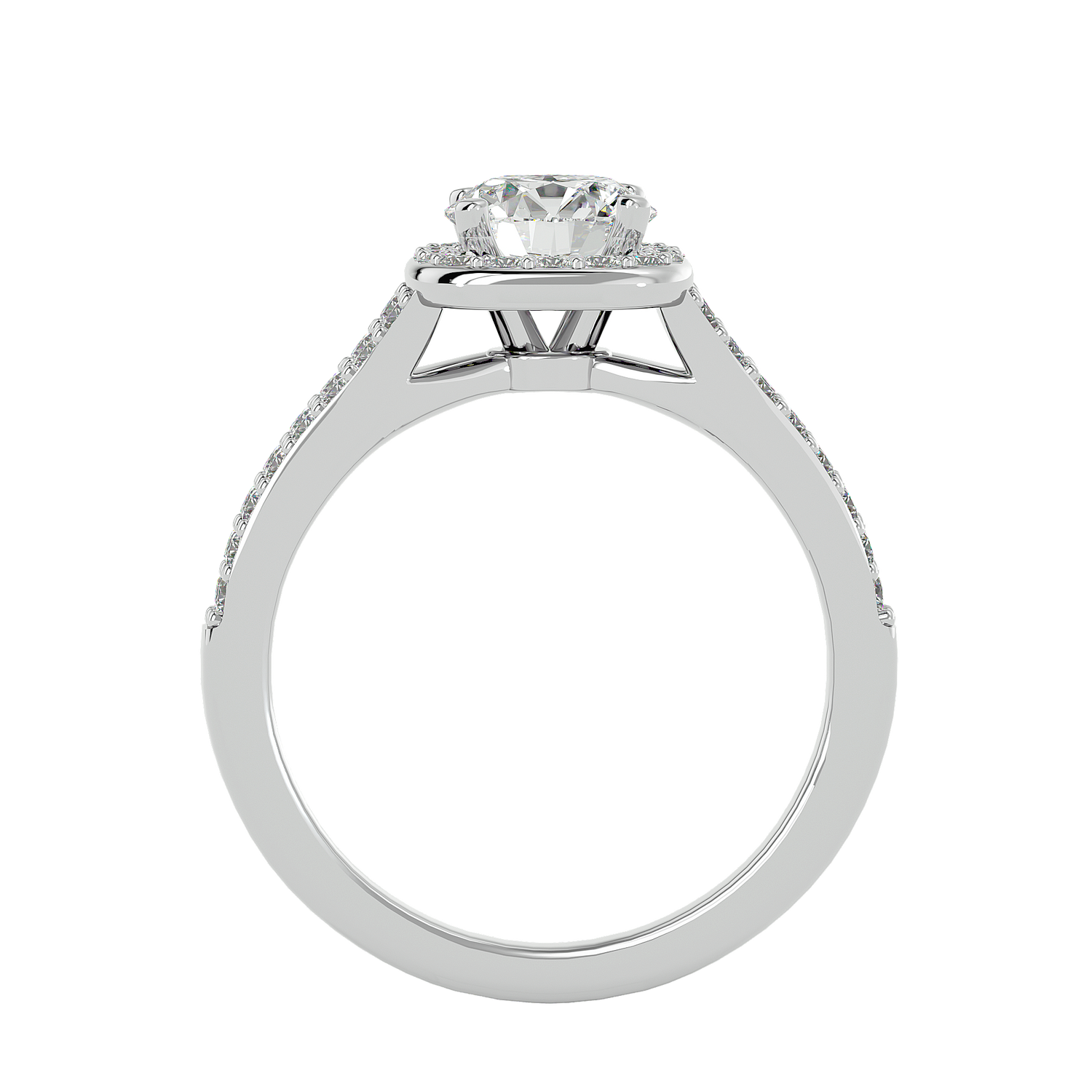 HOH Clementine Diamond Halo Ring