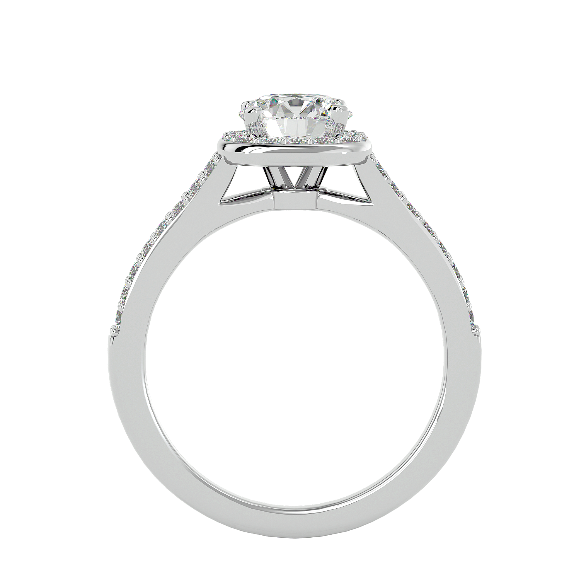 HOH Clementine Diamond Halo Ring