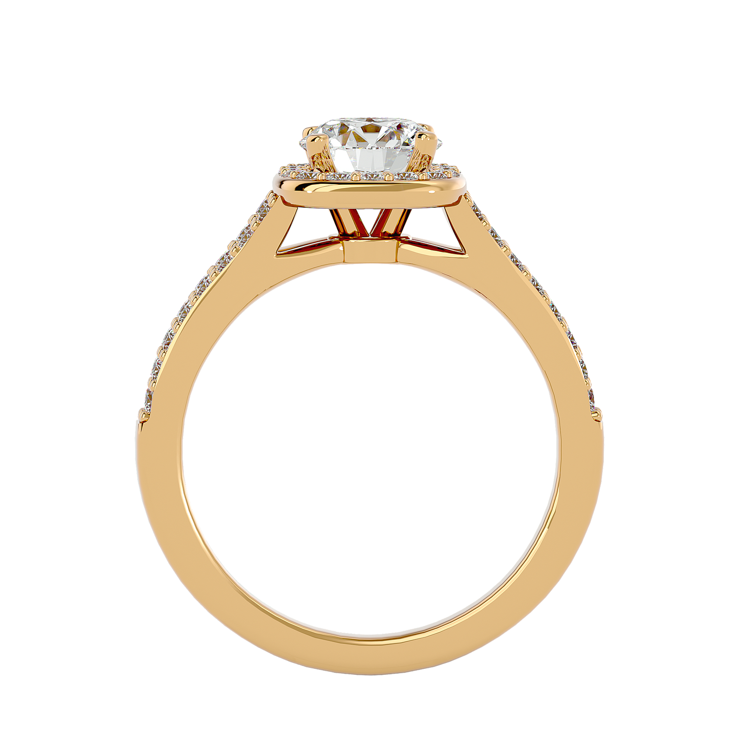 HOH Clementine Diamond Halo Ring