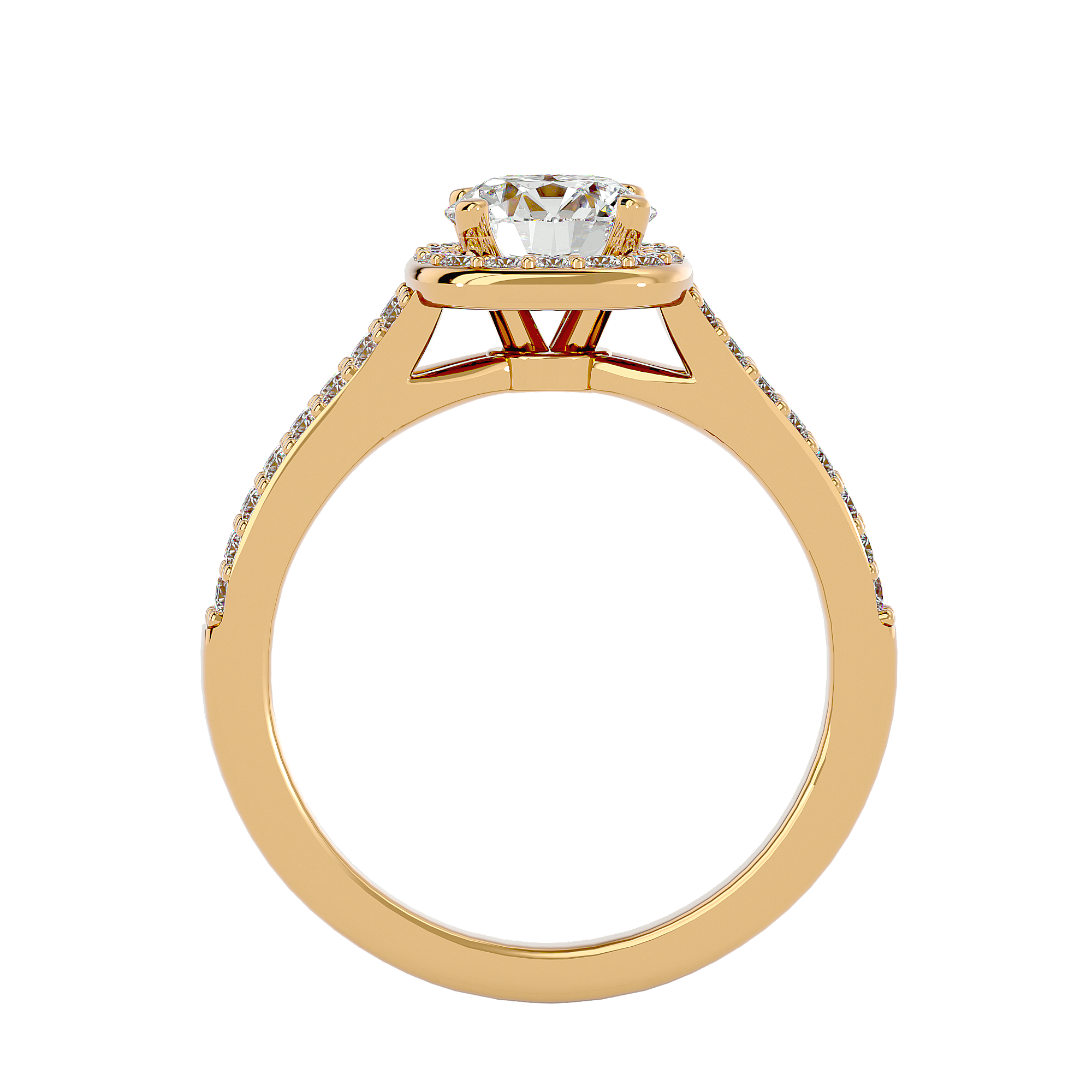 HOH Clementine Diamond Halo Ring