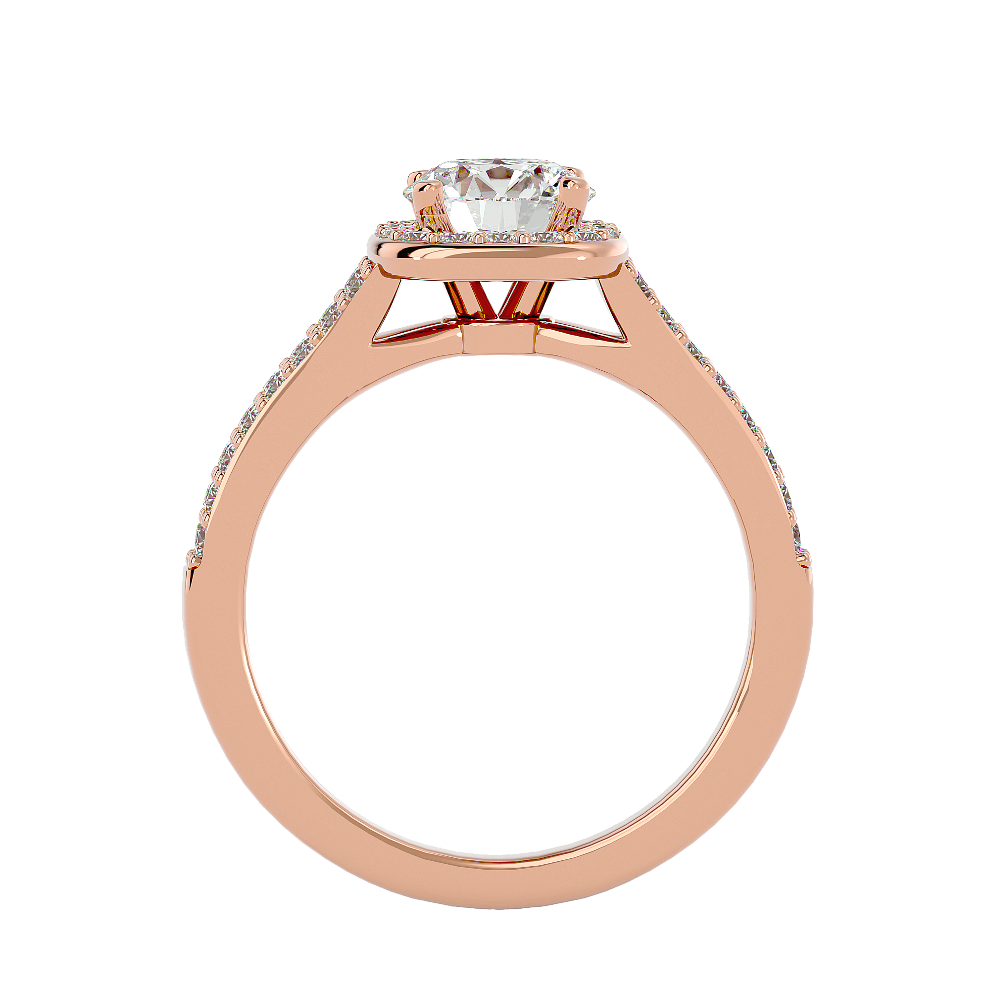 HOH Clementine Diamond Halo Ring