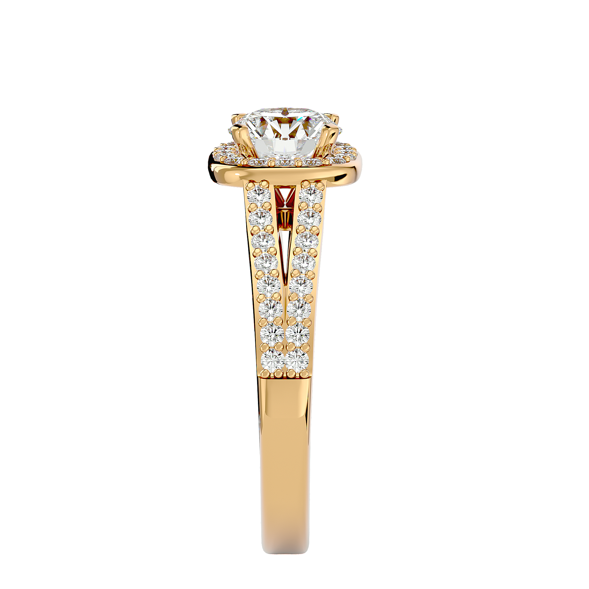 HOH Clementine Diamond Halo Ring