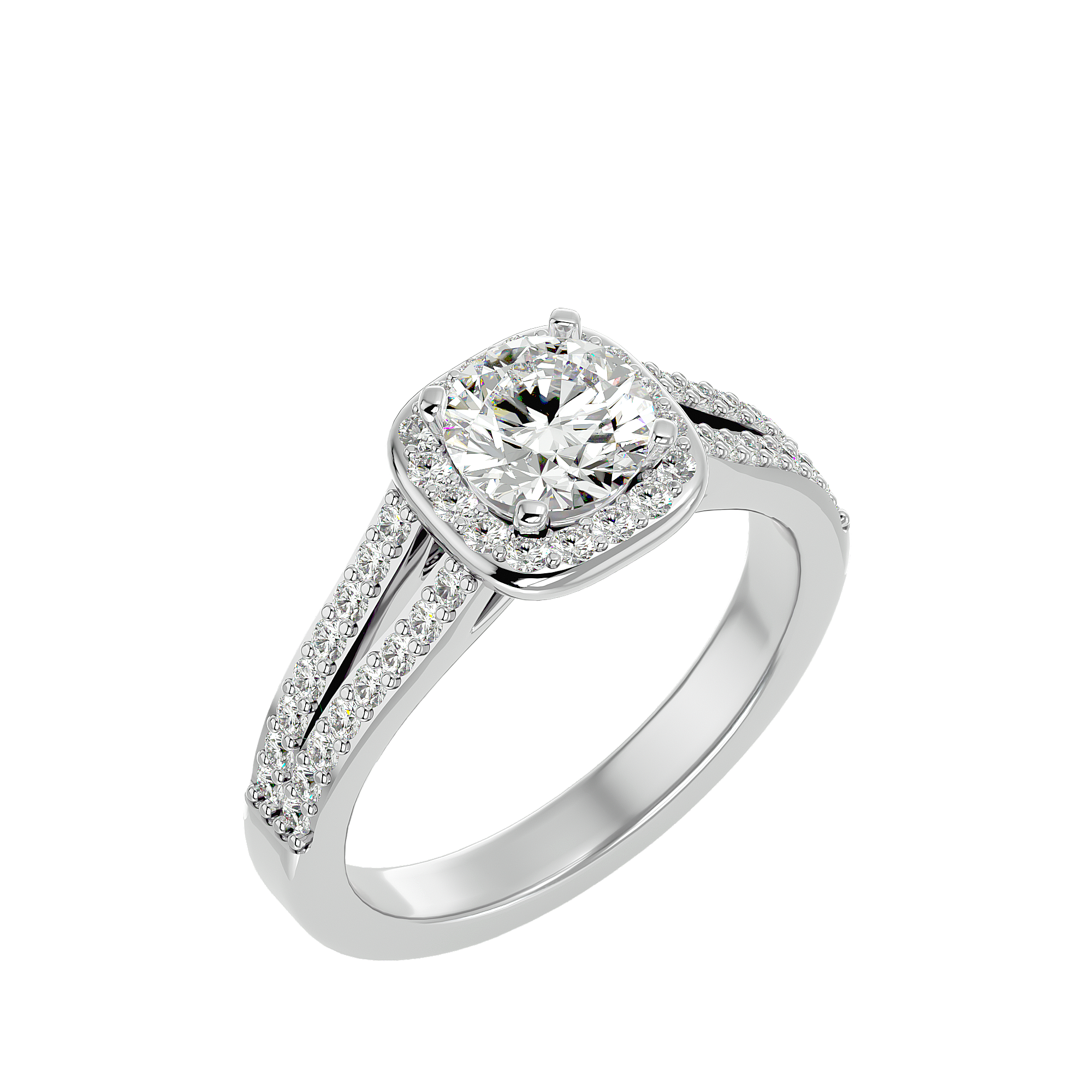 HOH Clementine Diamond Halo Ring