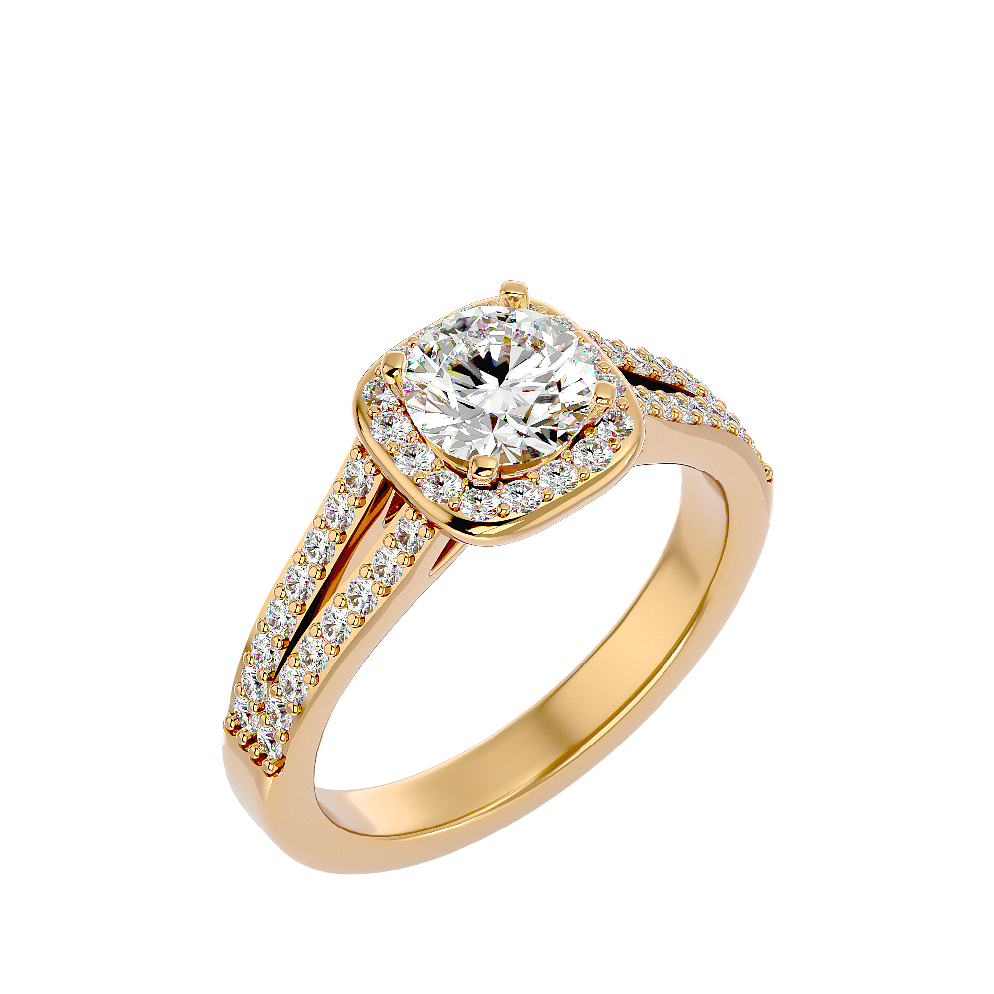 HOH Clementine Diamond Halo Ring