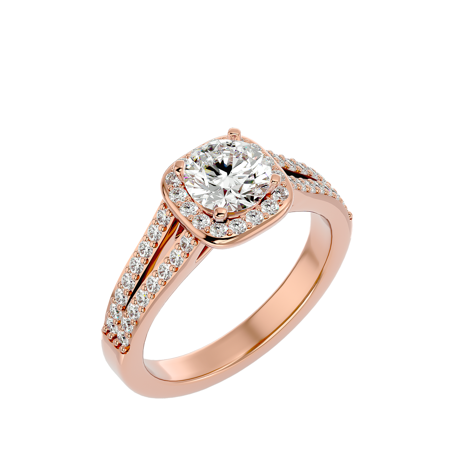 HOH Clementine Diamond Halo Ring