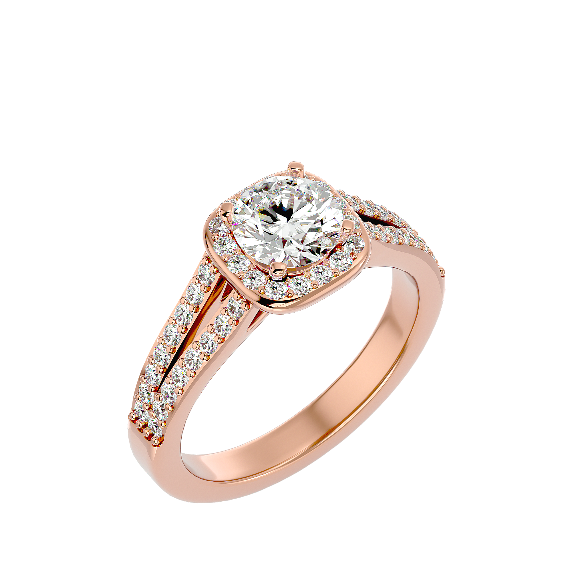 HOH Clementine Diamond Halo Ring