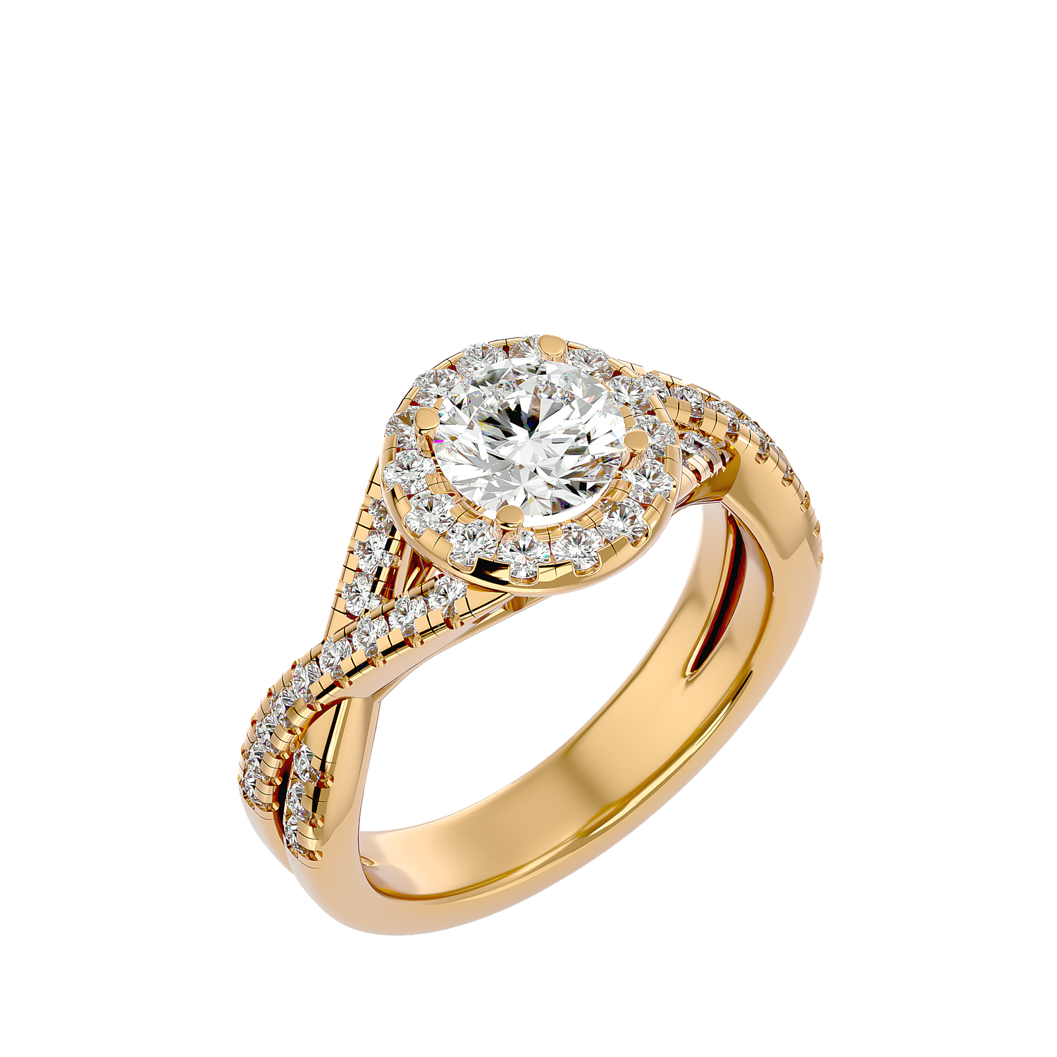 HOH Coty Diamond Halo Ring