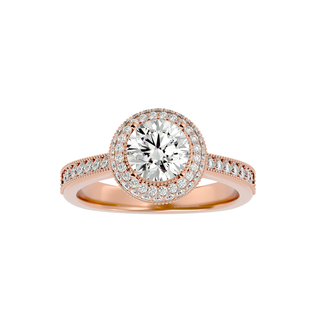 HOH Delilah Diamond Halo Ring