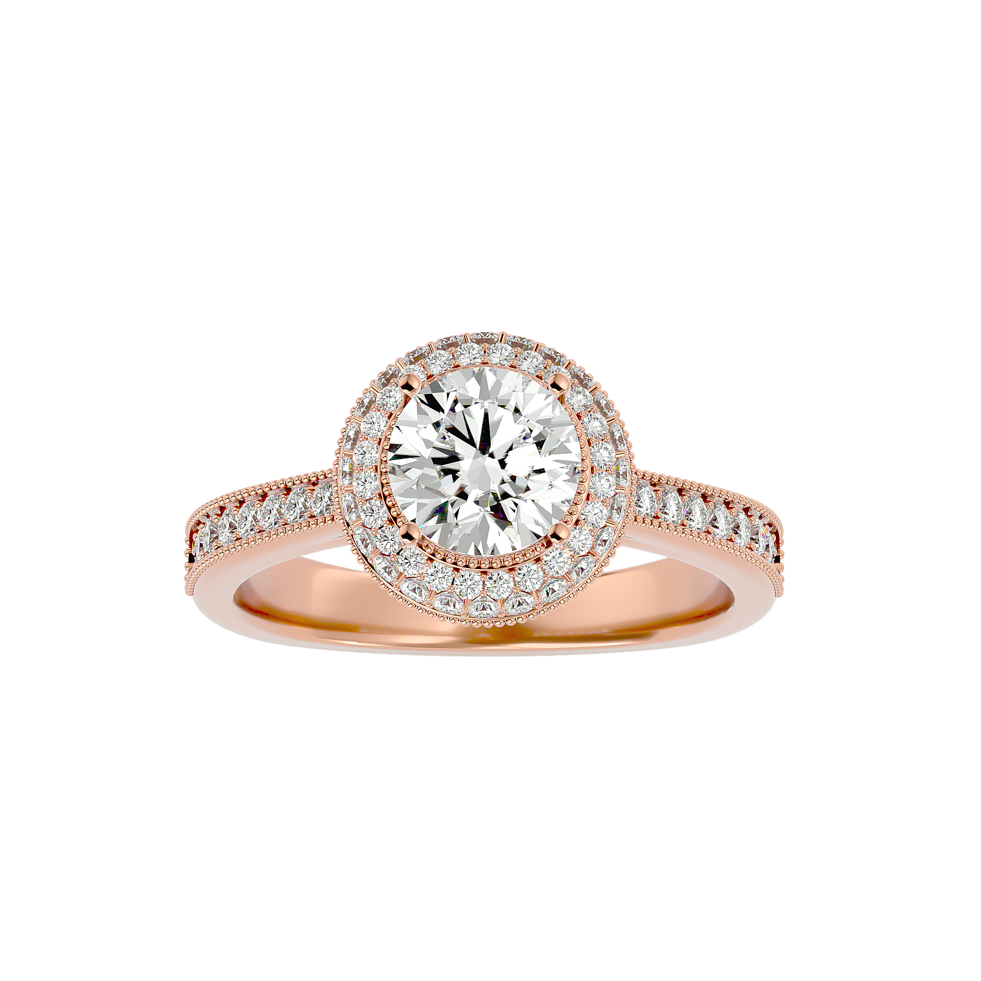 HOH Delilah Diamond Halo Ring