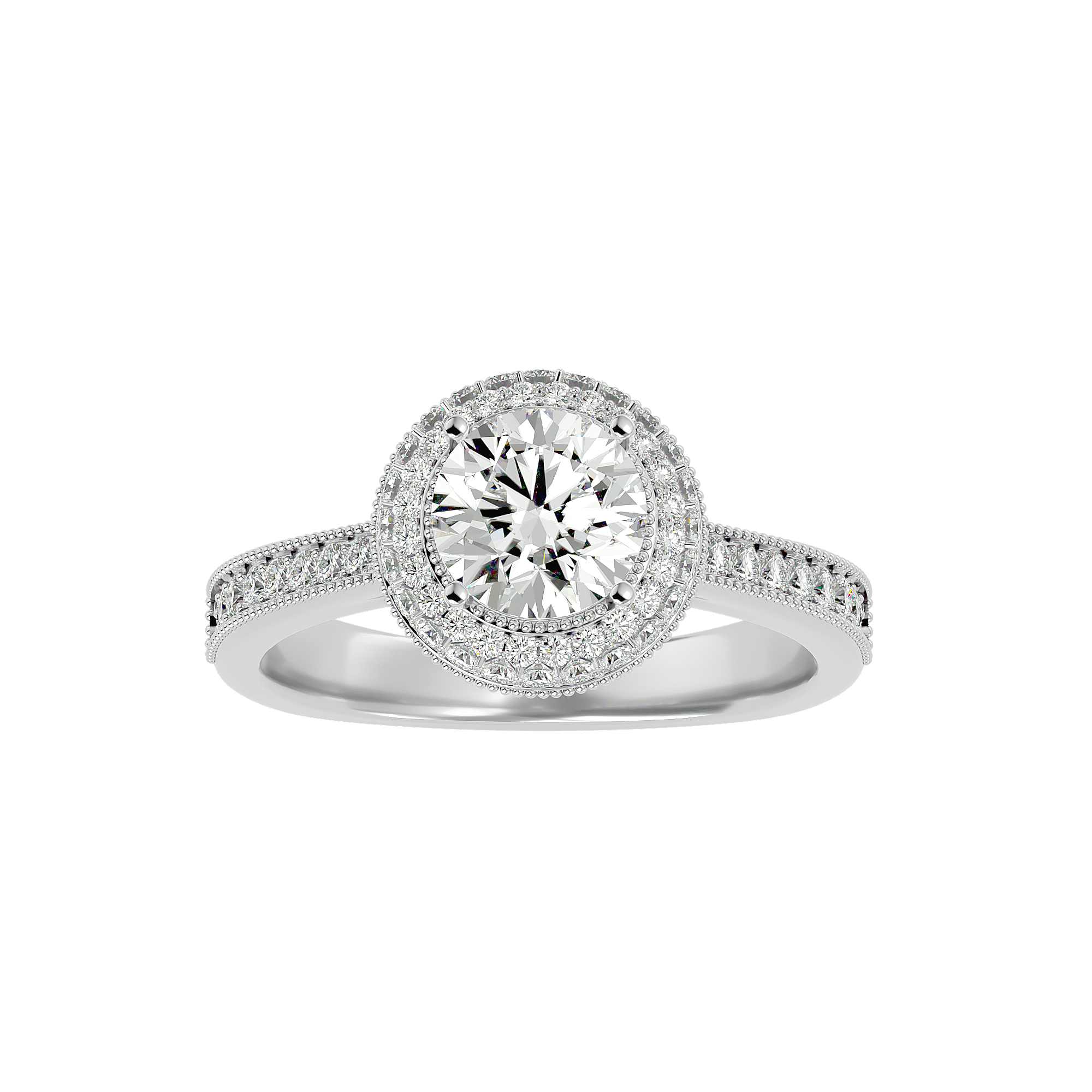 HOH Delilah Diamond Halo Ring