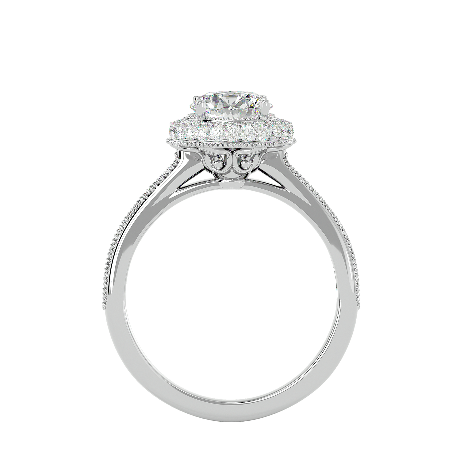 HOH Delilah Diamond Halo Ring