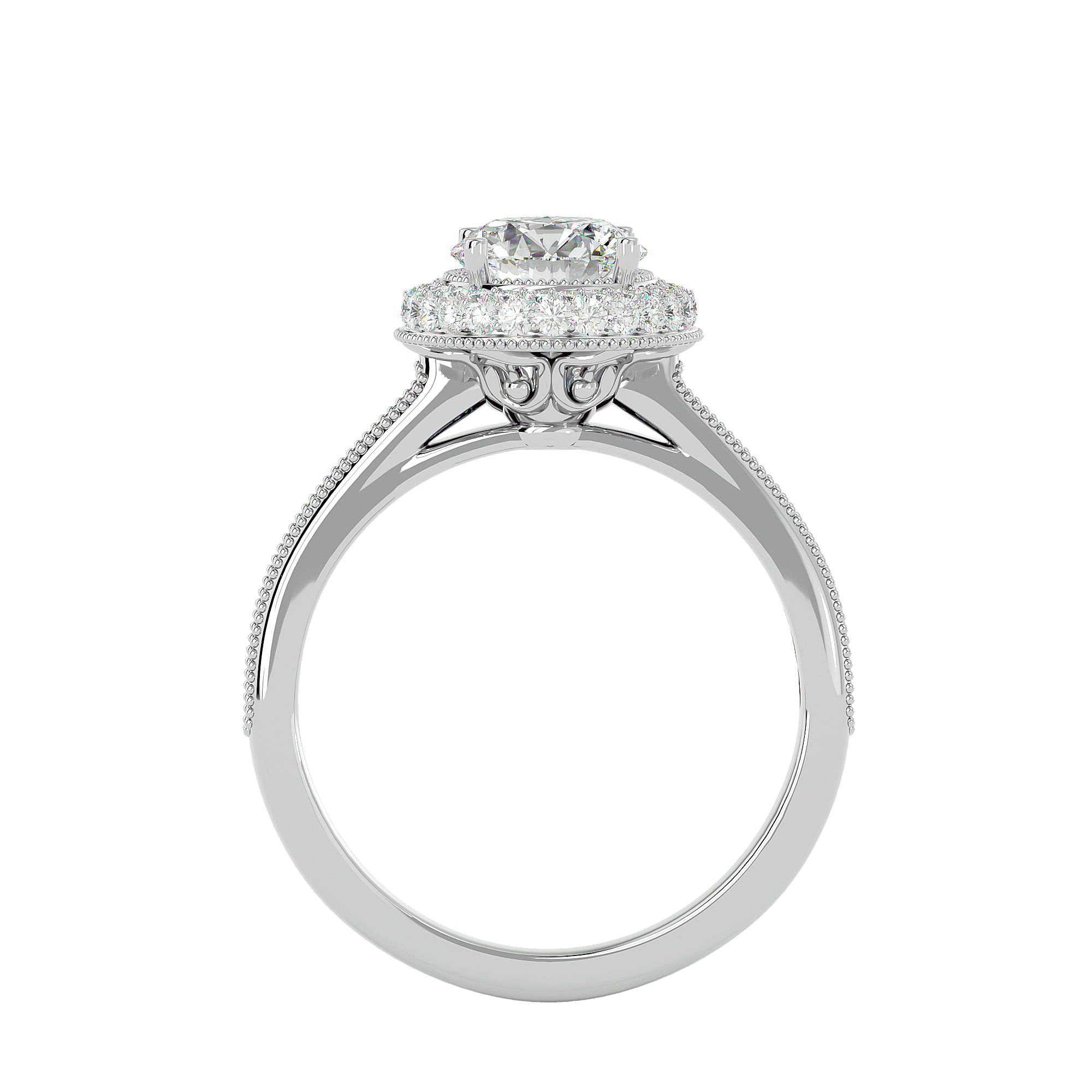 HOH Delilah Diamond Halo Ring