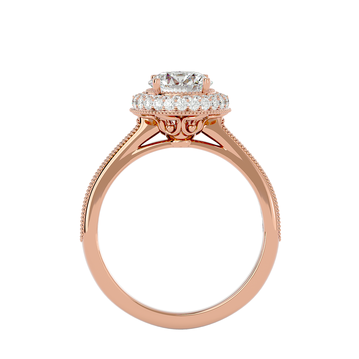 HOH Delilah Diamond Halo Ring