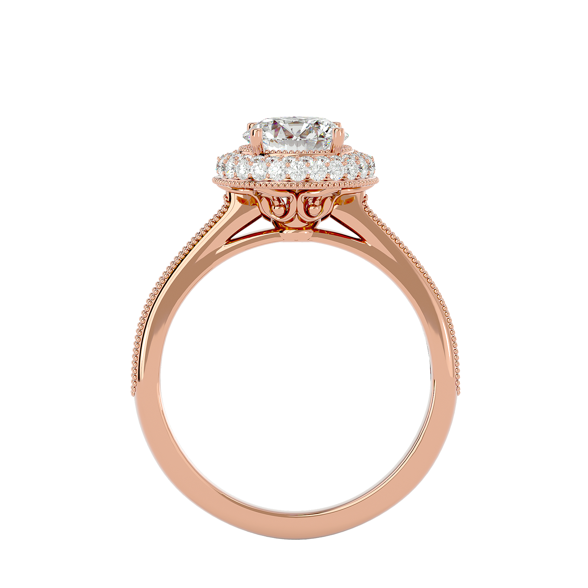 HOH Delilah Diamond Halo Ring