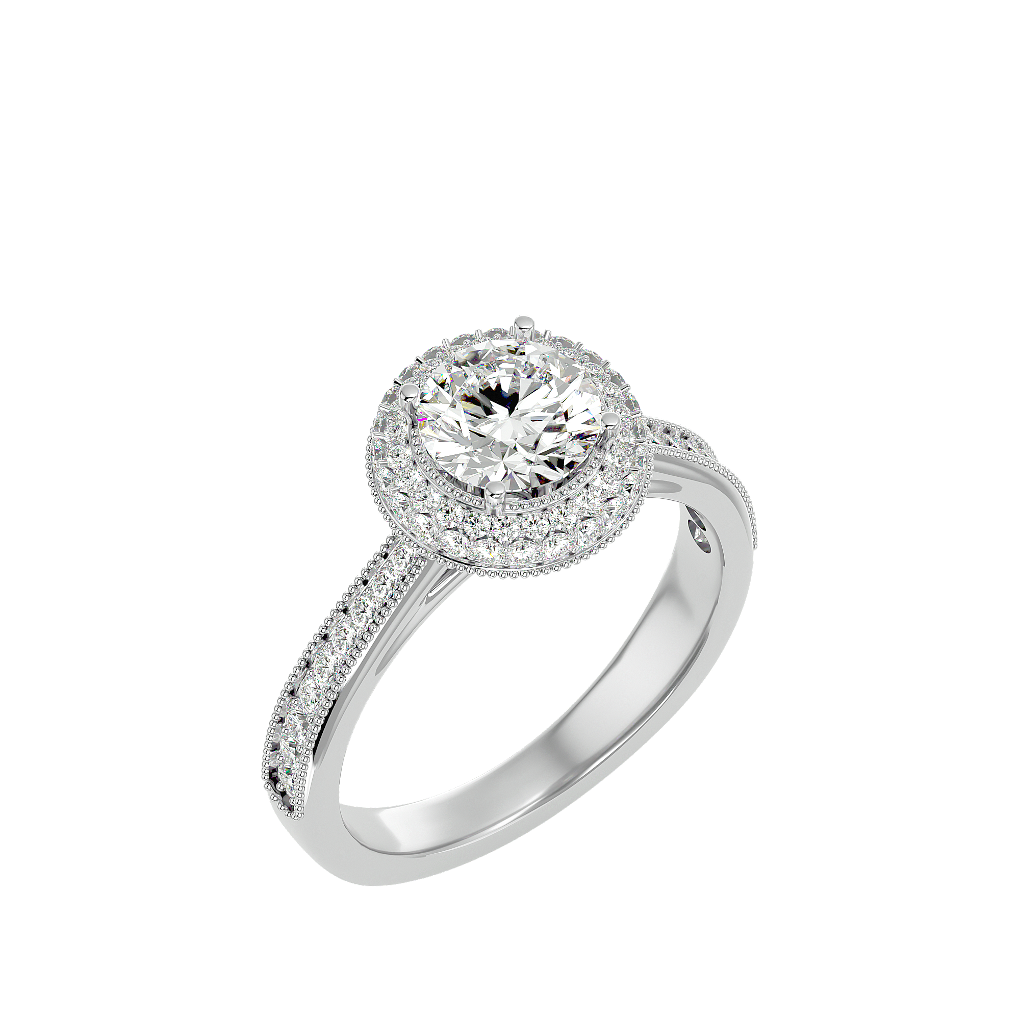 HOH Delilah Diamond Halo Ring