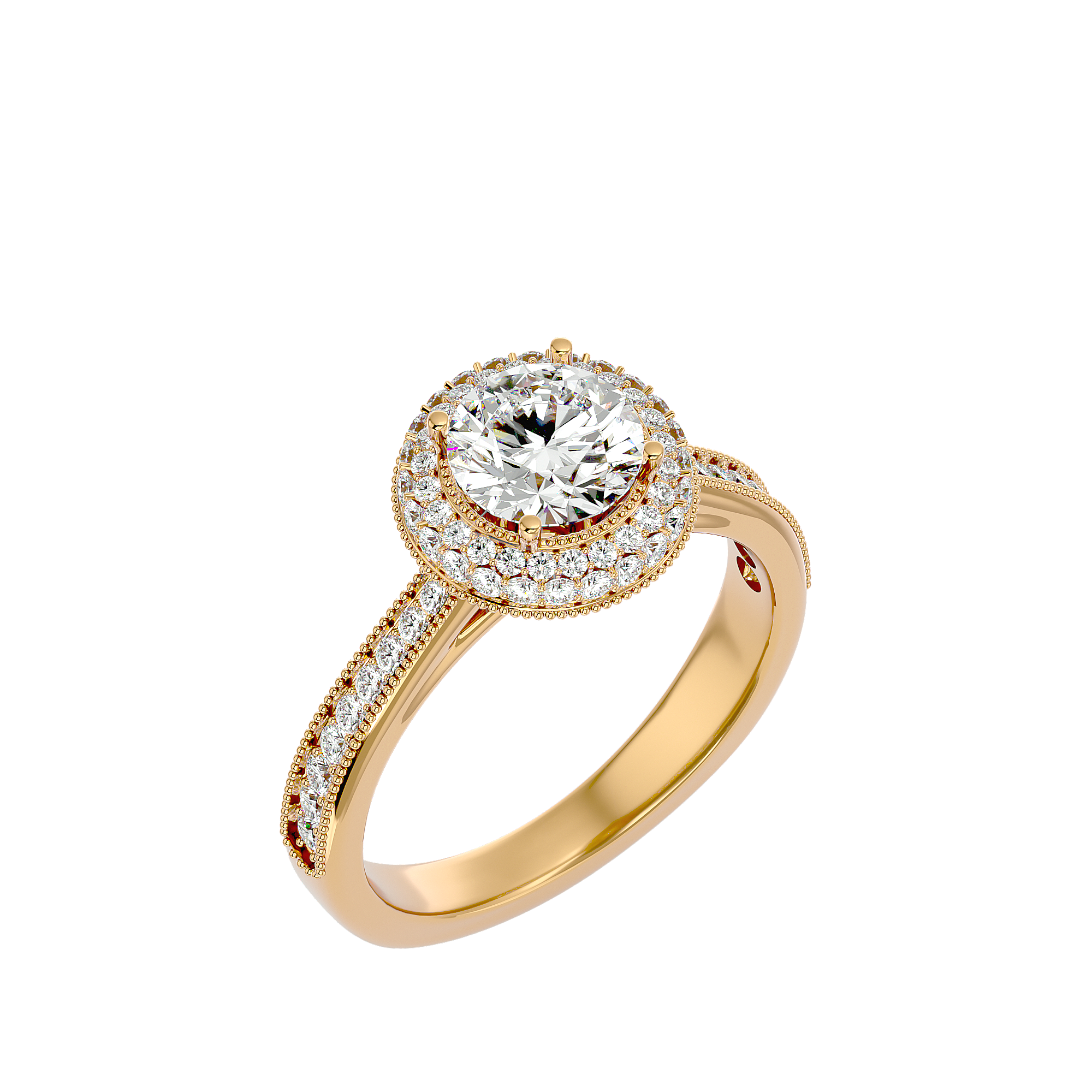 HOH Delilah Diamond Halo Ring